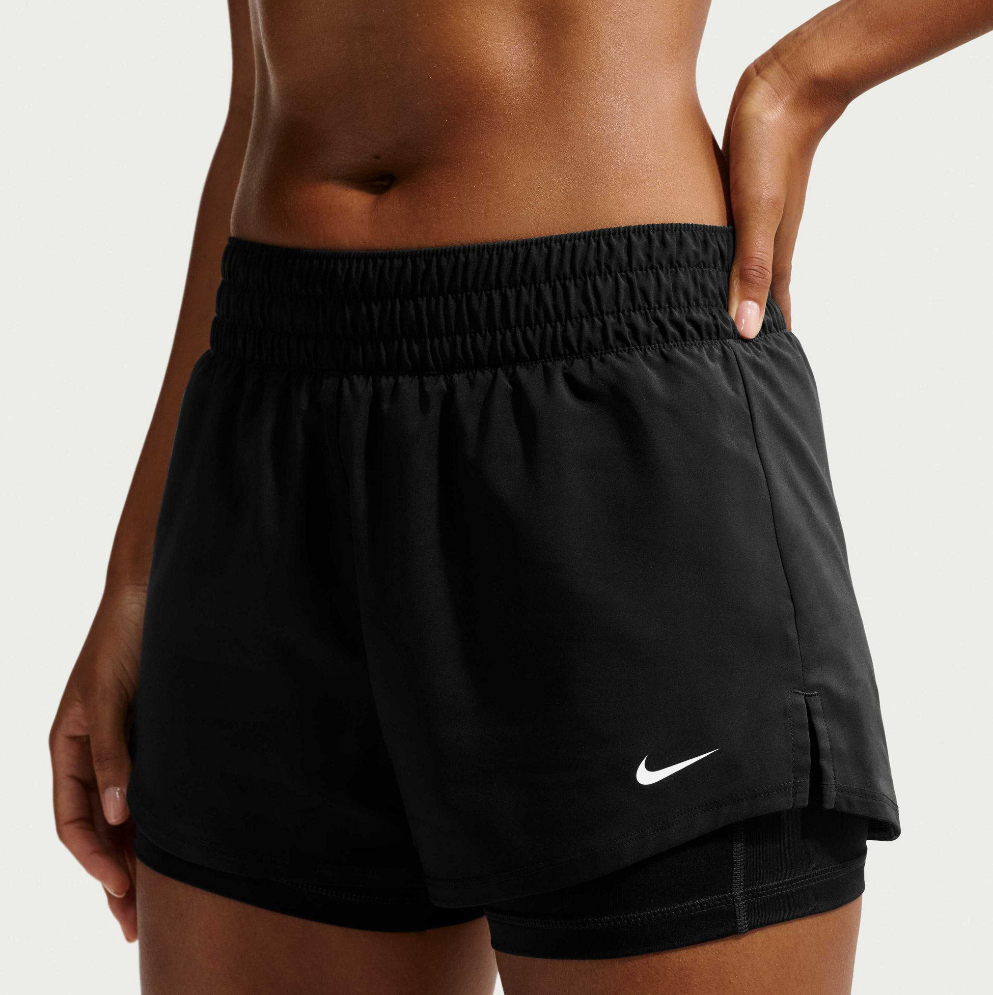NIKE, Women's Dri-fit Mid-rise 8cm (approx.) 2-in-1 Shorts One
