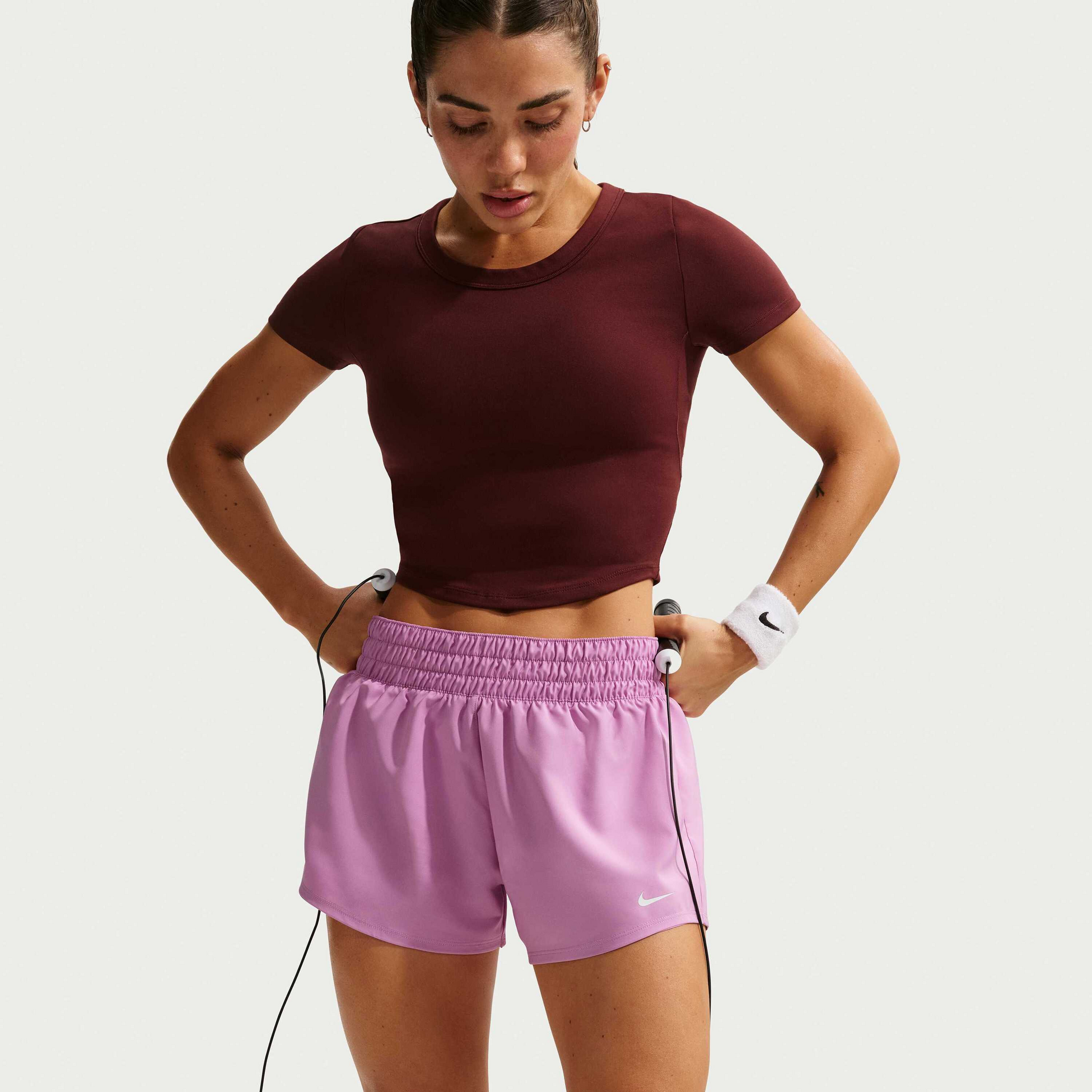 NIKE, Women's Dri-fit Mid-rise 8cm (approx.) Brief-lined Shorts One