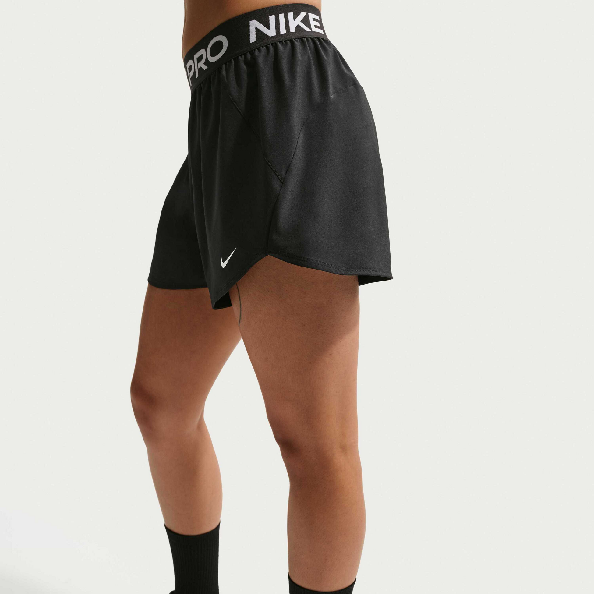 NIKE, Women's Dri-fit Mid-rise Brief-lined 7.5cm (approx.) Woven Shorts Pro