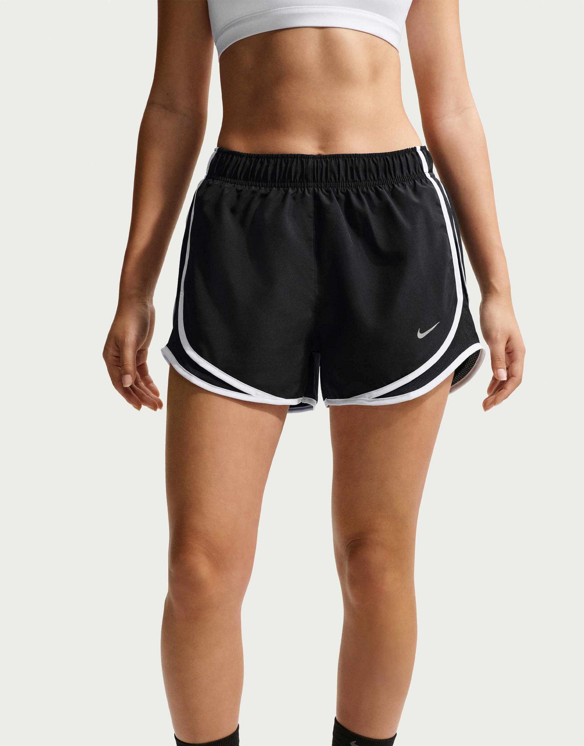 NIKE, Women's Dri-fit Mid-rise Brief-lined Running Shorts Tempo