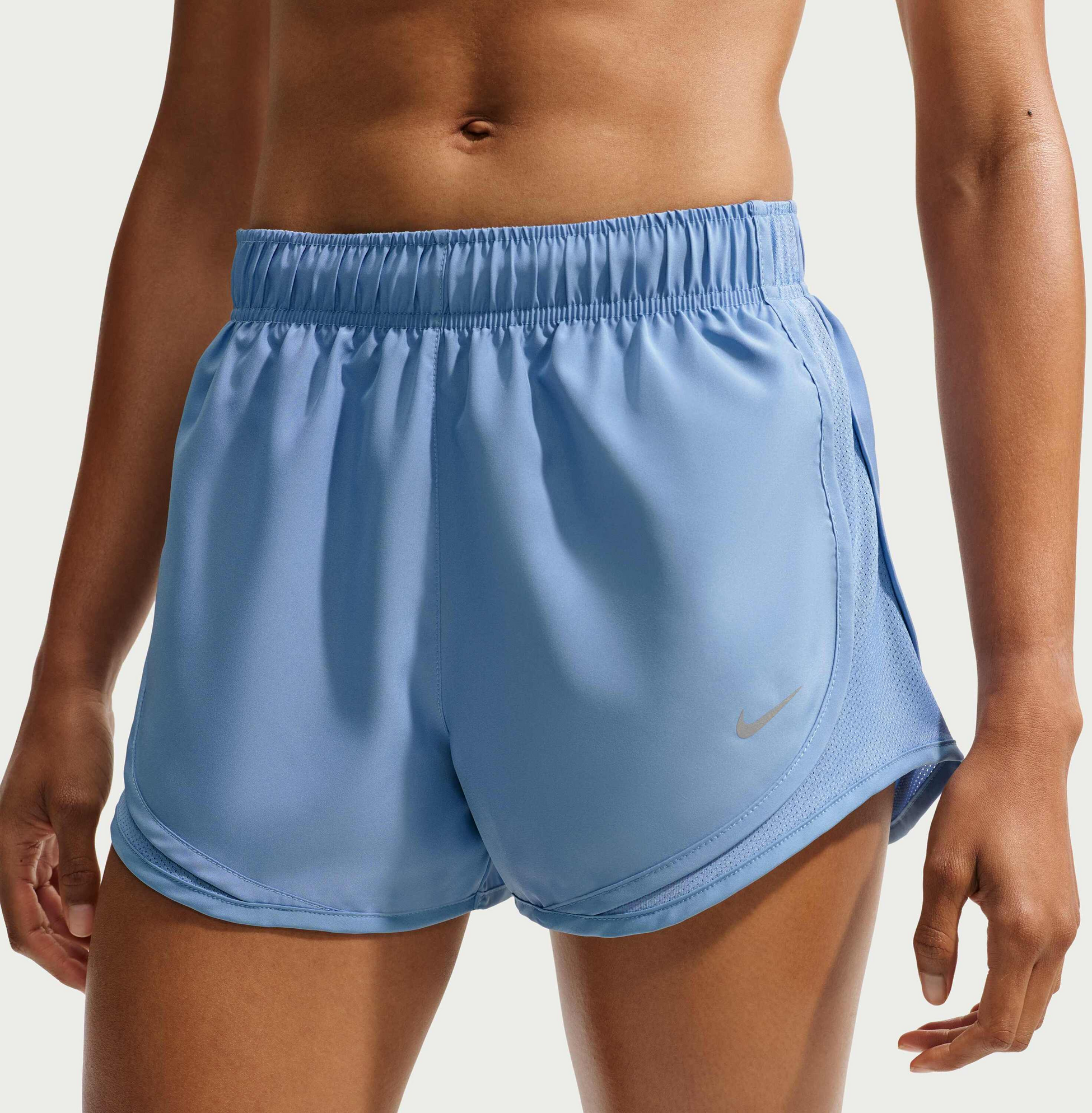 NIKE, Women's Dri-fit Mid-rise Brief-lined Running Shorts Tempo