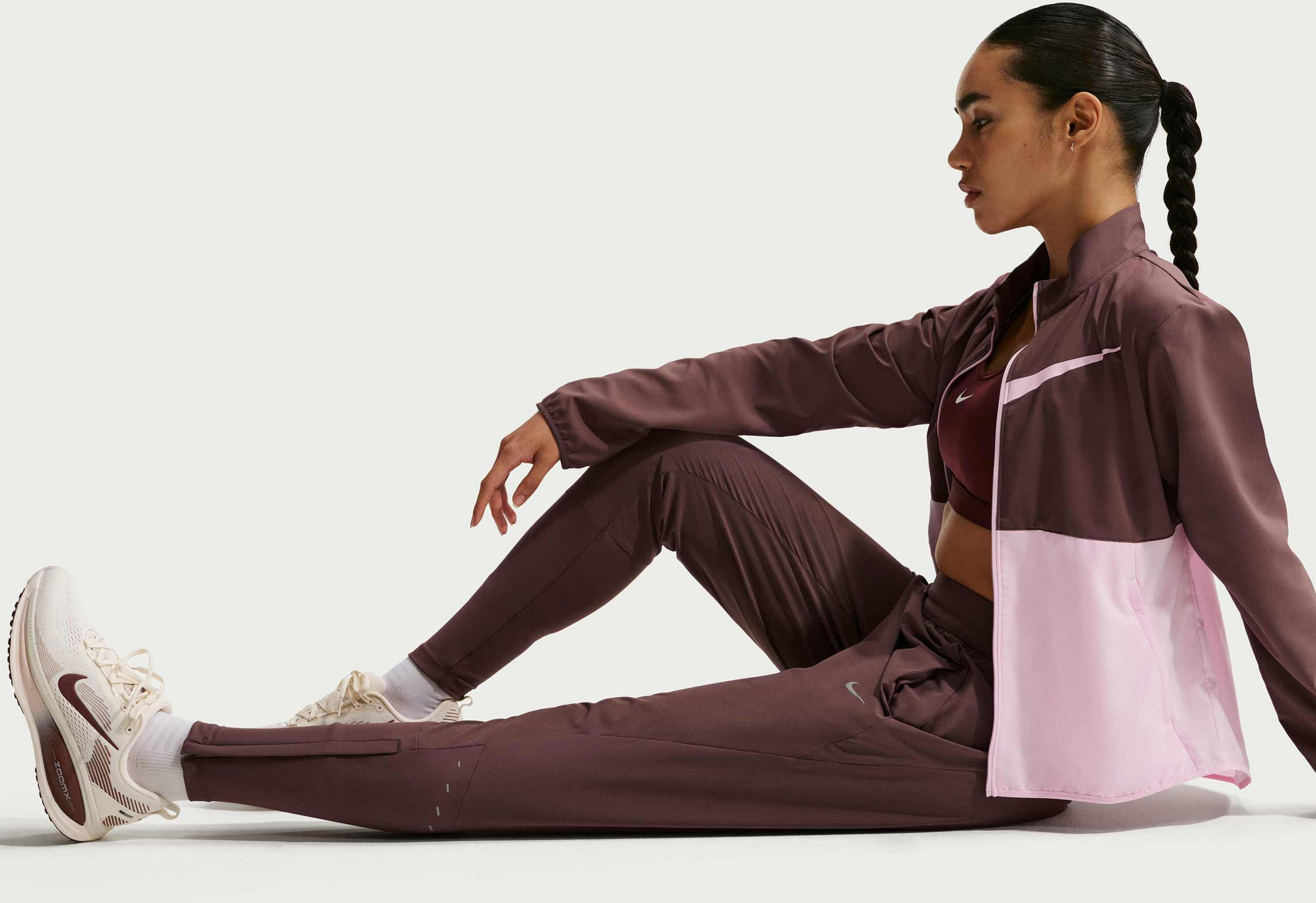 NIKE, Women's Dri-fit Mid-rise Running Trousers Swift