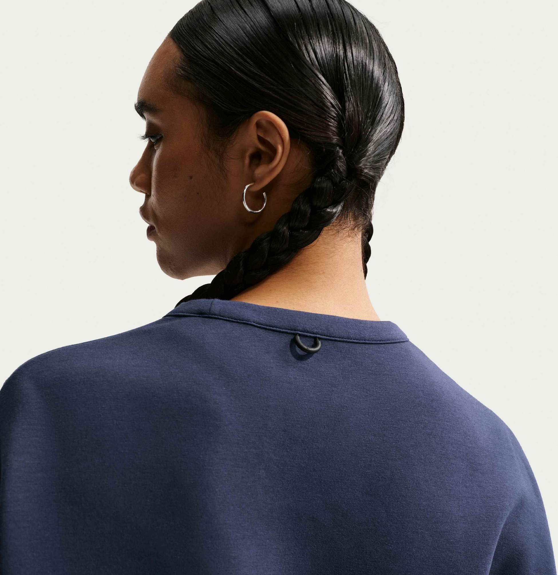 NIKE, Women's Dri-fit Oversized Crew-neck Top 24.7 Impossiblysoft