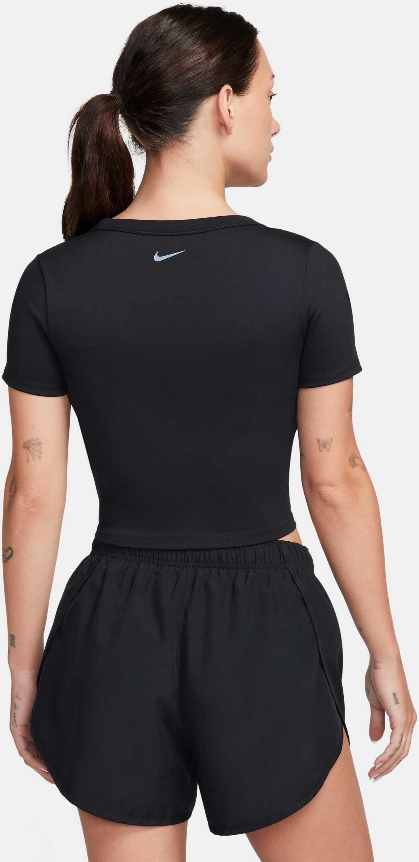 NIKE, Women's Dri-fit Short-sleeve Cropped Top One Fitted