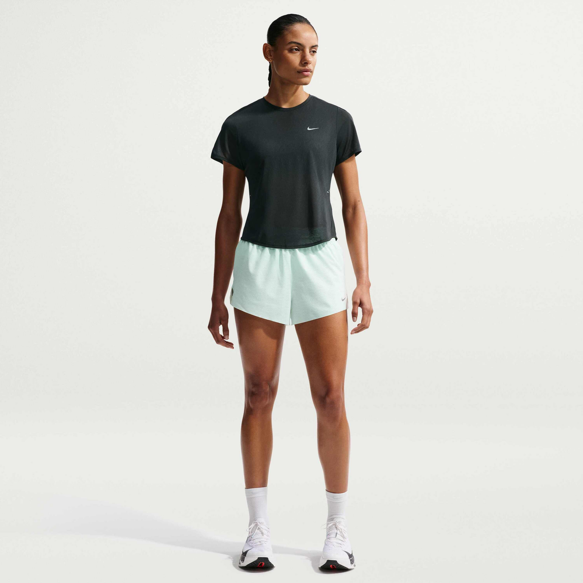 NIKE, Women's Dri-fit Short-sleeve Running Top Swift Breathe