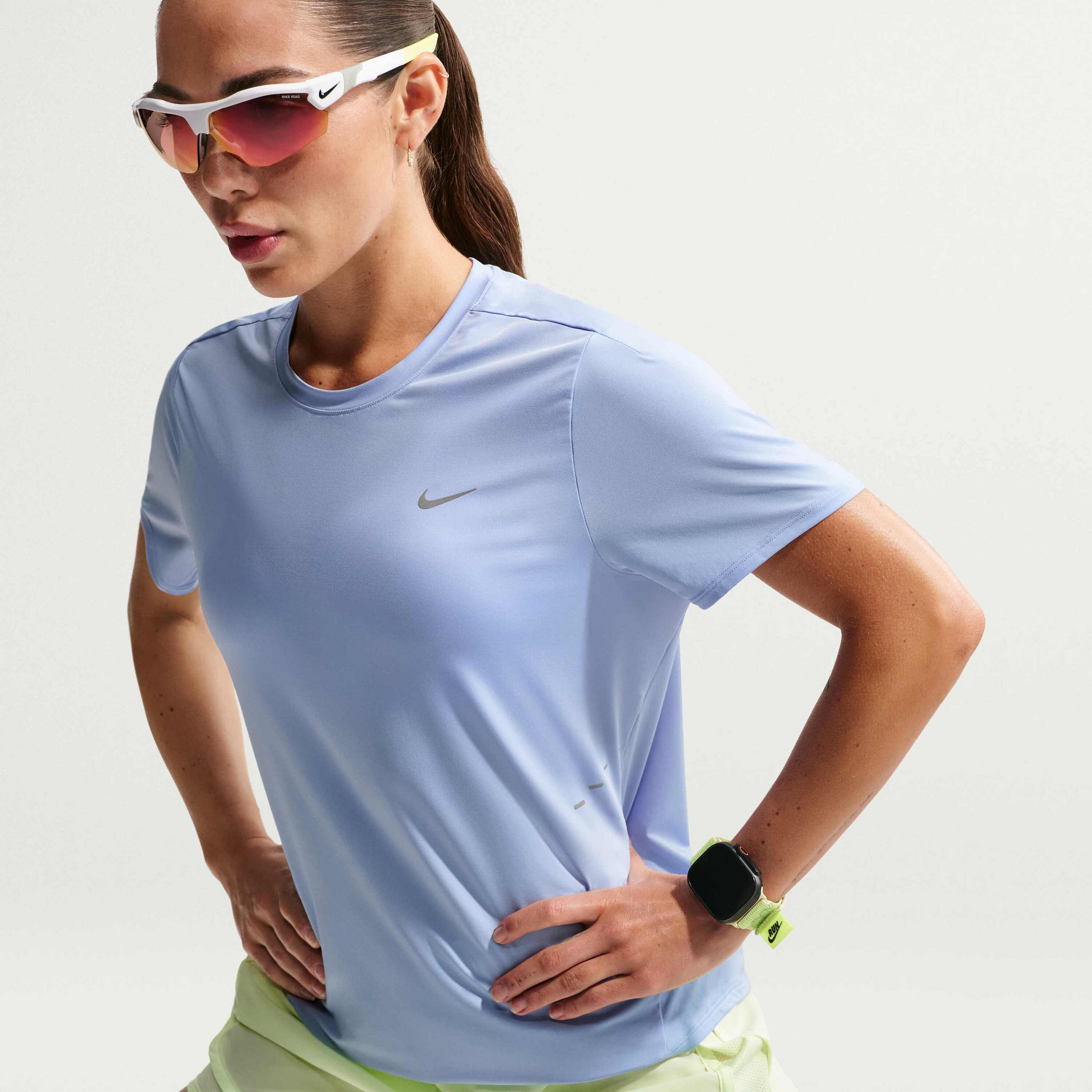 NIKE, Women's Dri-fit Short-sleeve Running Top Swift