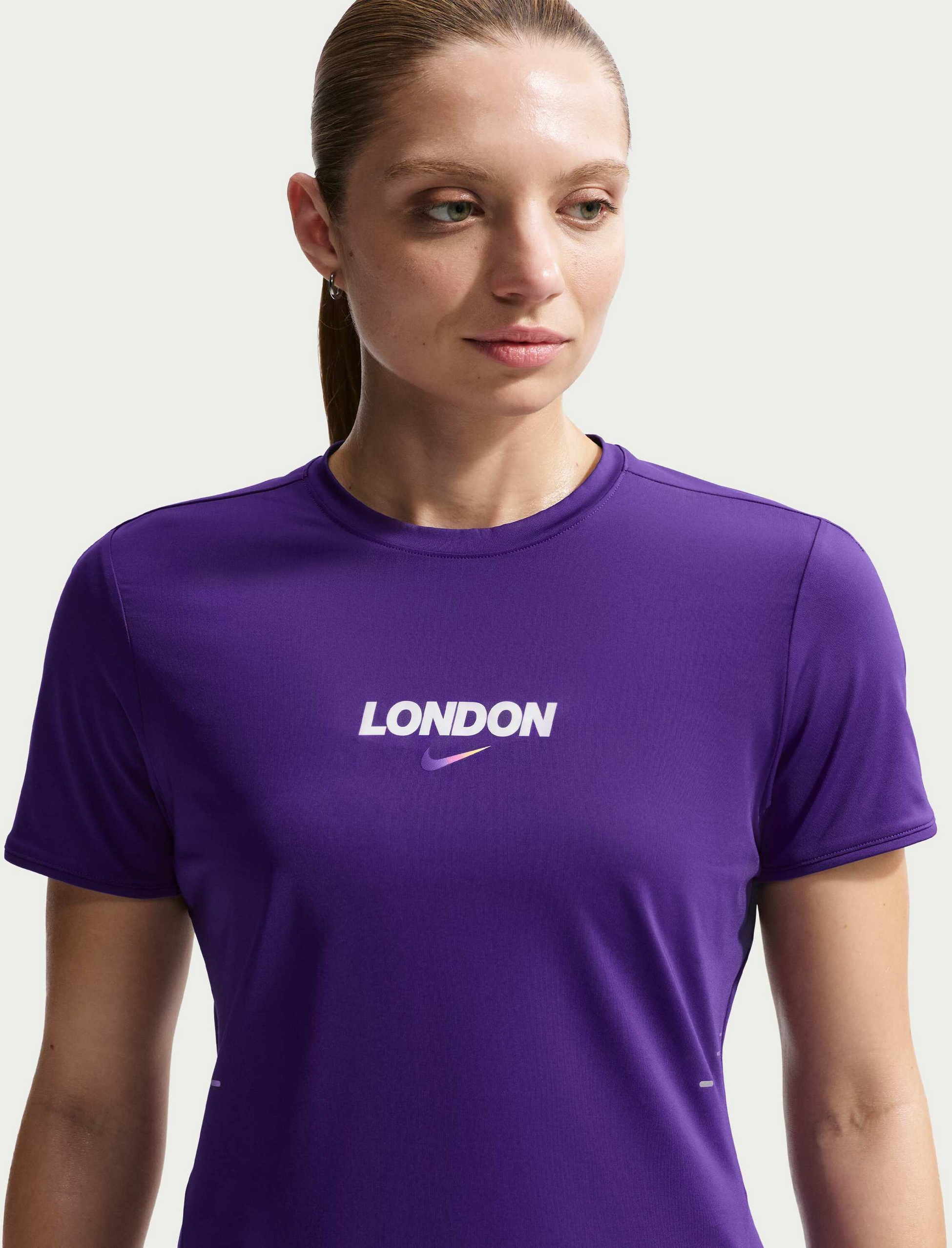 NIKE, Women's Dri-fit Short-sleeve Running Top Swift