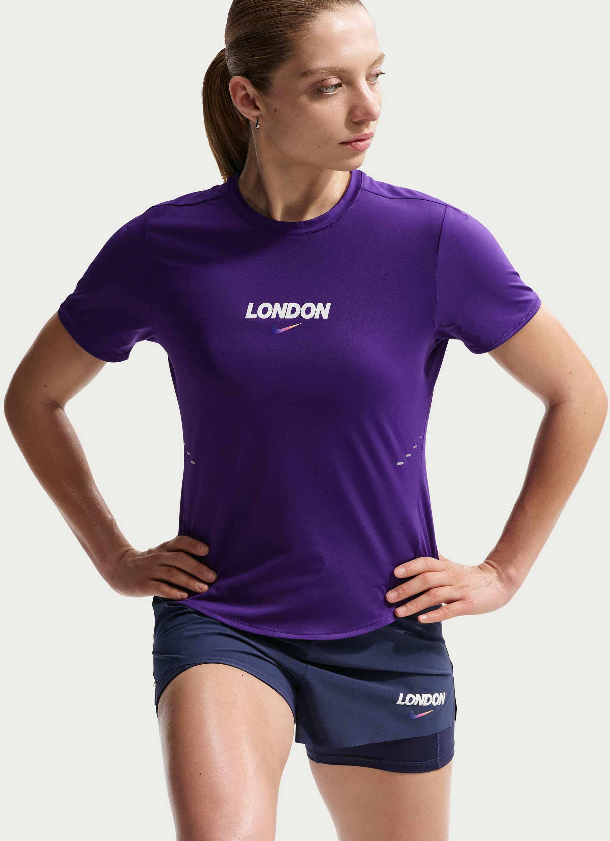 NIKE, Women's Dri-fit Short-sleeve Running Top Swift