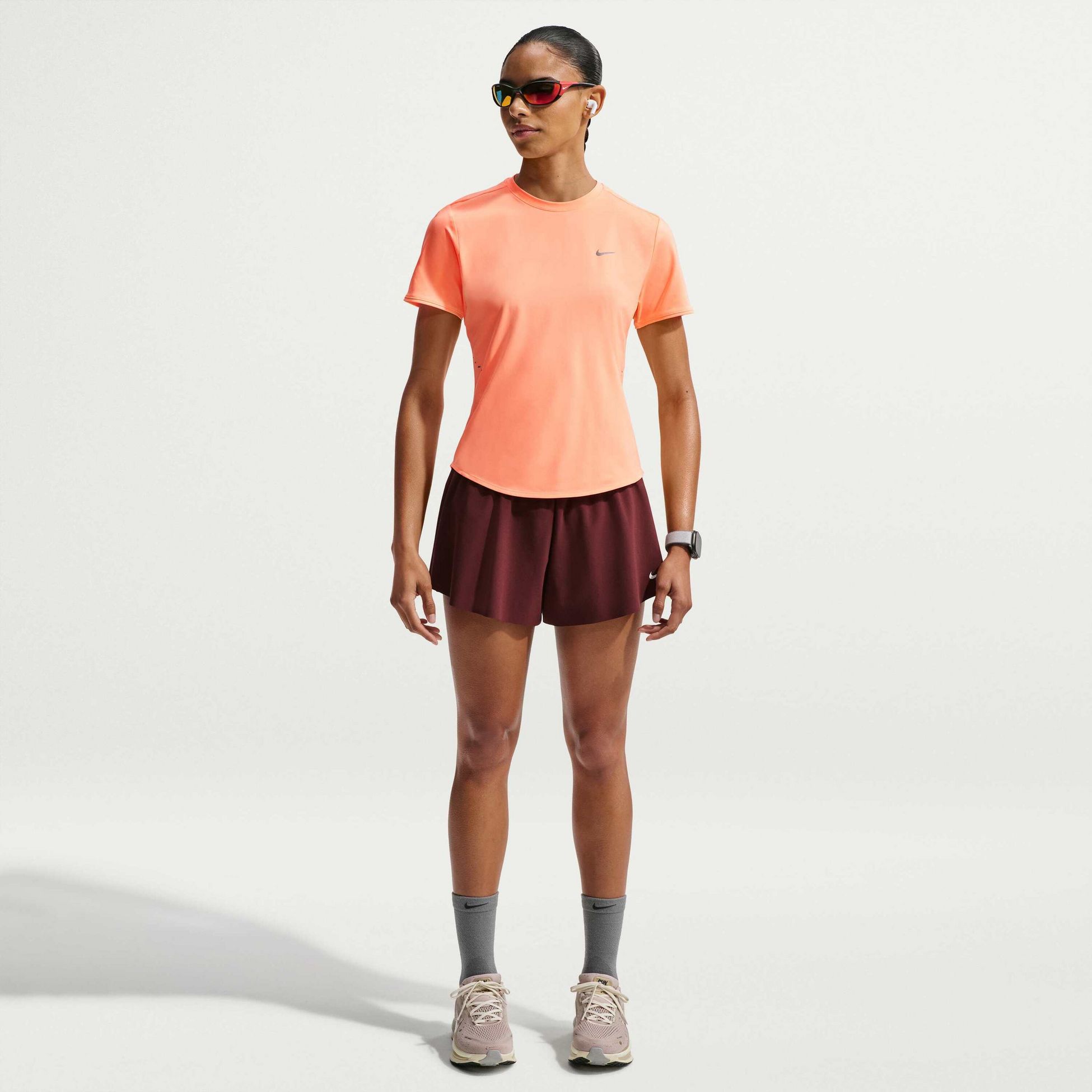 NIKE, Women's Dri-fit Short-sleeve Running Top Swift