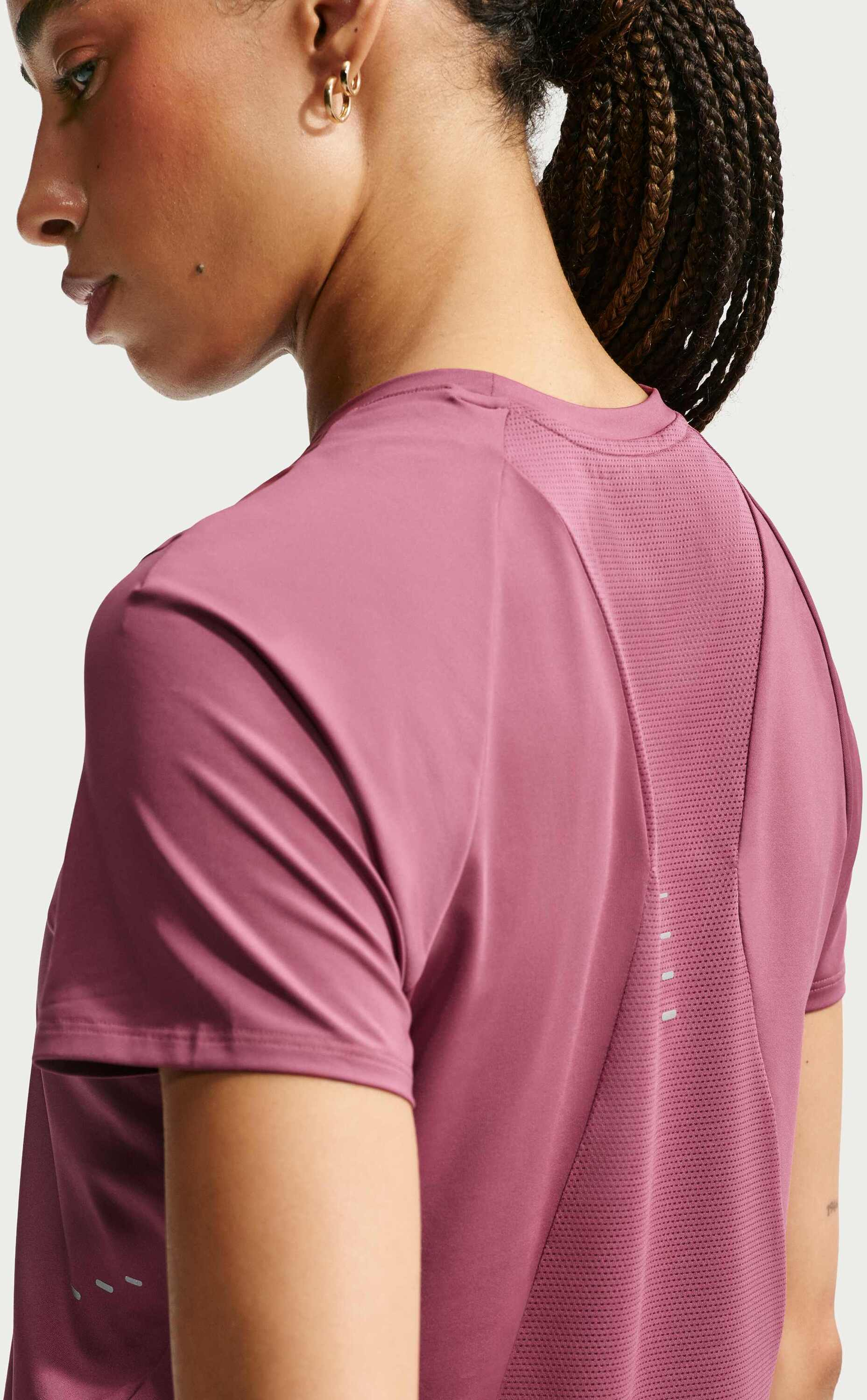 NIKE, Women's Dri-fit Short-sleeve Running Top Swift