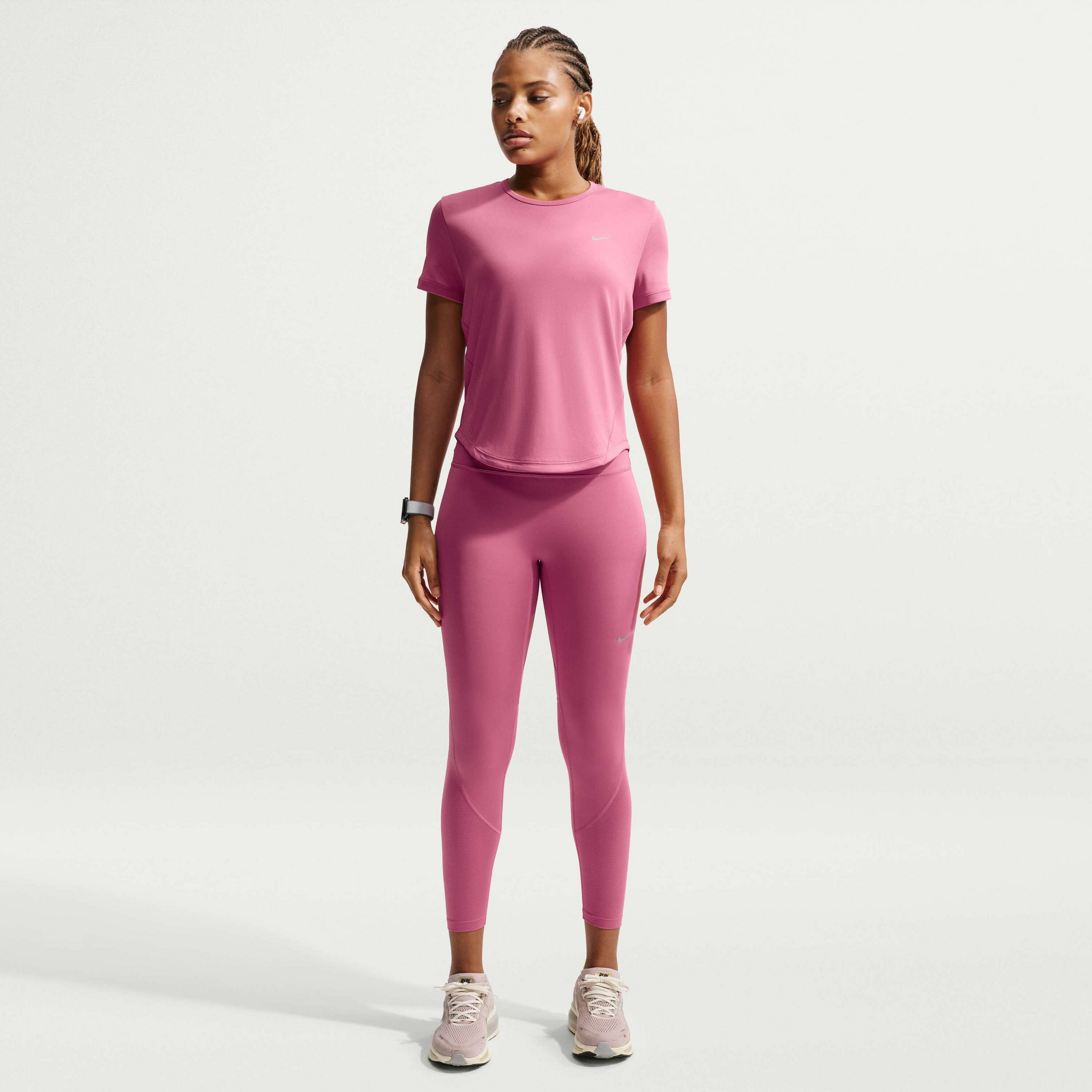 NIKE, Women's Dri-fit Short-sleeve Running Top Tempo