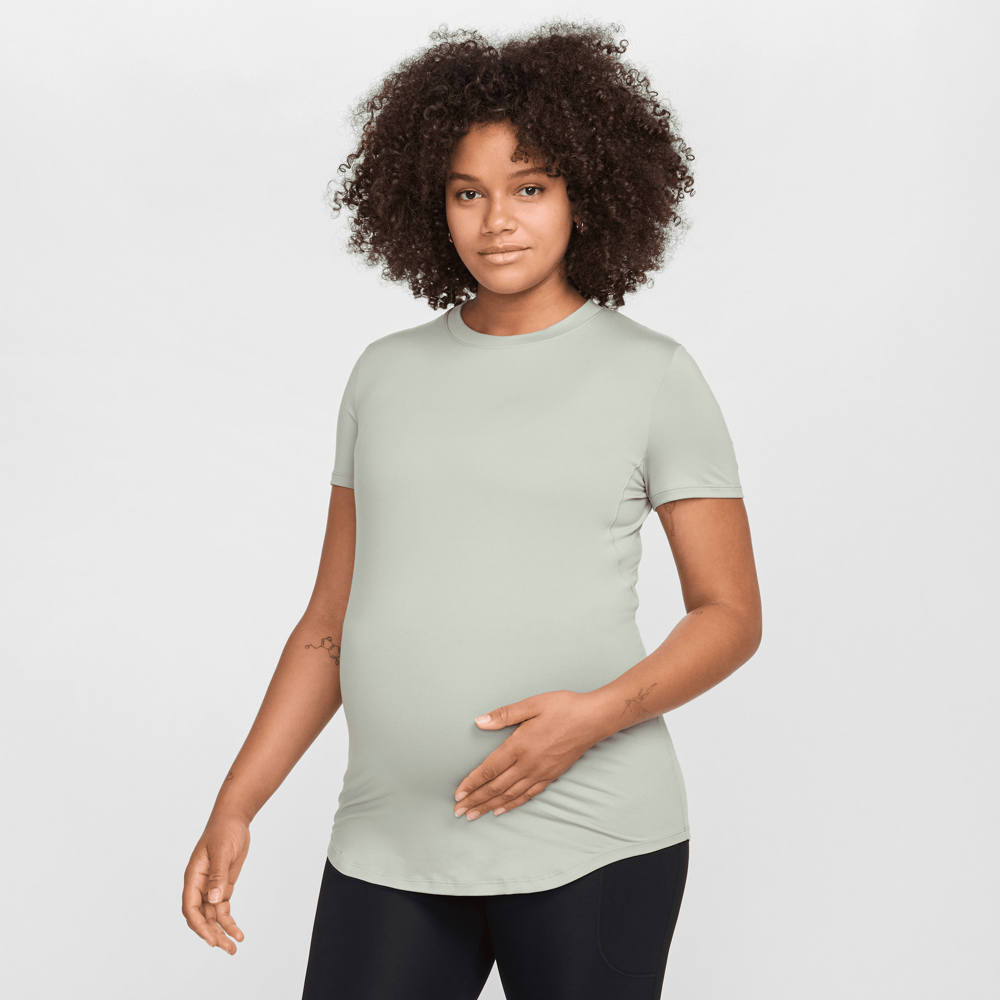 NIKE, Women's Dri-fit Slim-fit Short-sleeve Top (maternity) (m) One