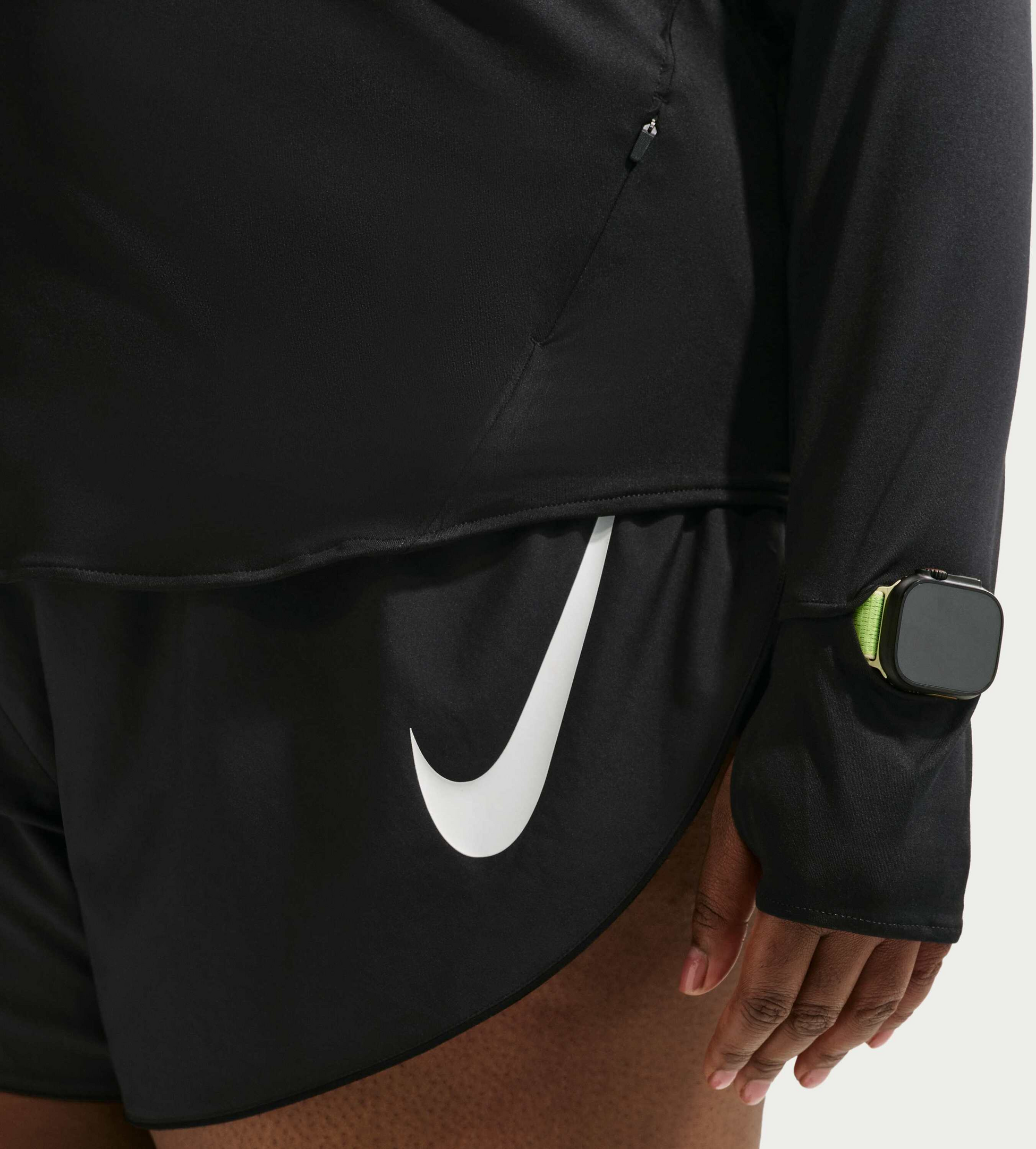 NIKE, Women's Dri-fit Uv 1/4-zip Running Top (plus Size) Swift