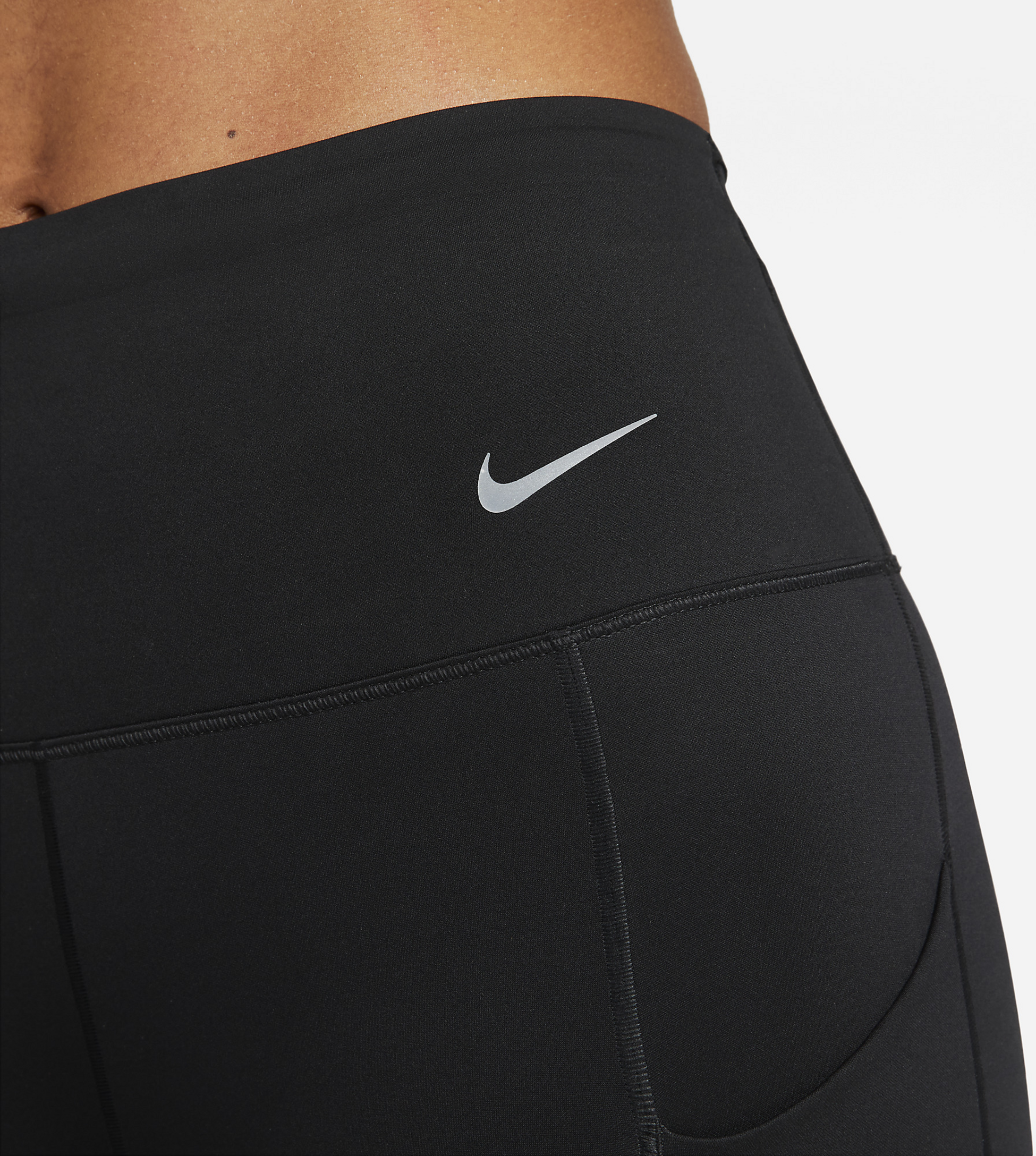 NIKE, Women's Firm-support High-waisted Full-length Leggings With Pockets Go