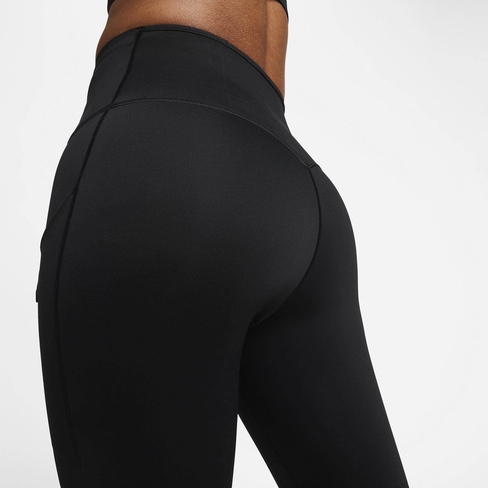 NIKE, Women's Firm-support High-waisted Full-length Leggings With Pockets Go