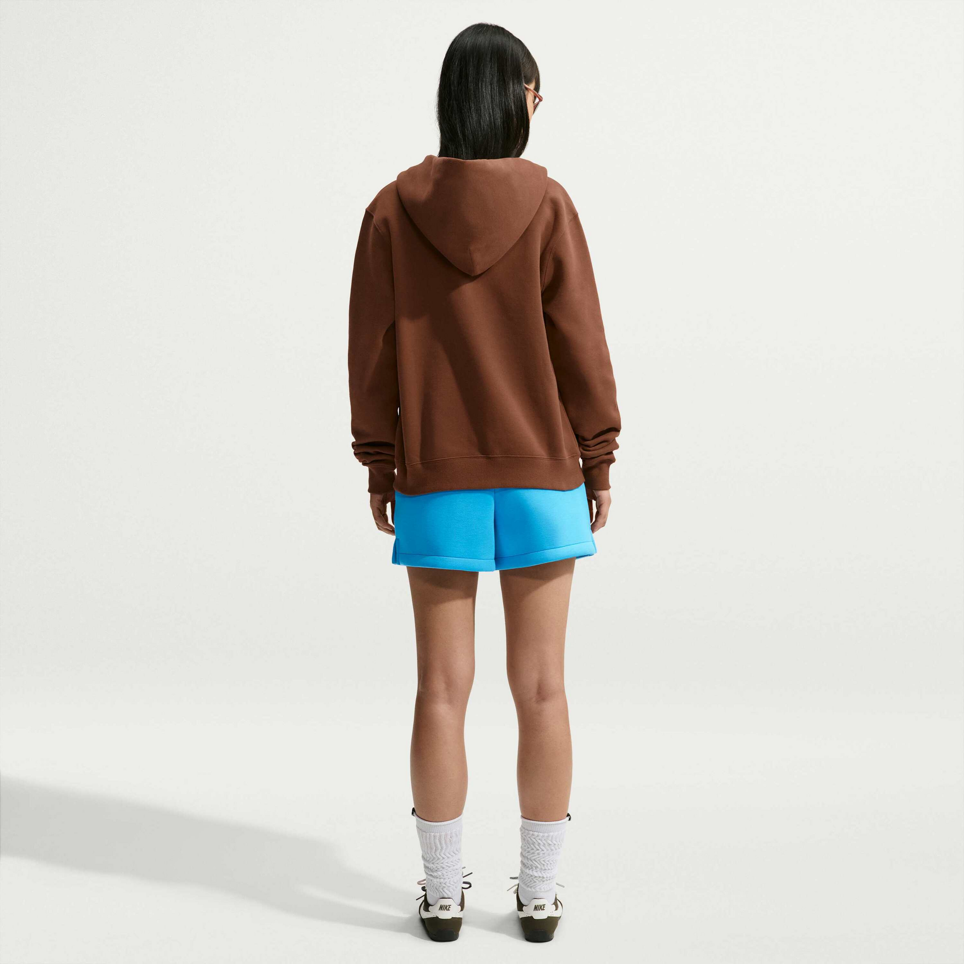 NIKE, Women's Full-zip Hoodie Studio Fleece Medium Weight