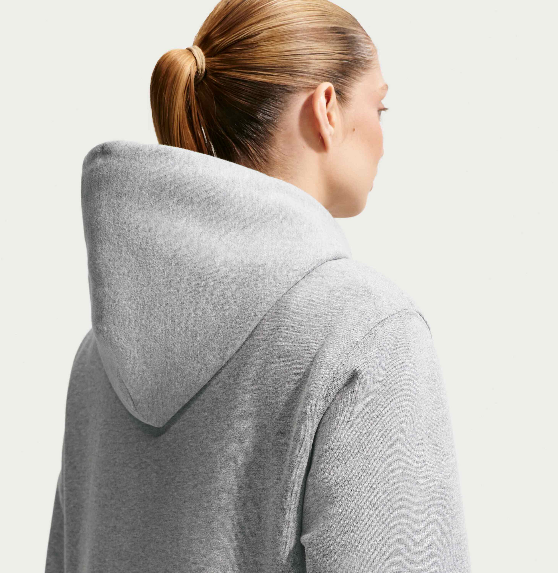 NIKE, Women's Full-zip Hoodie Studio Fleece Medium Weight