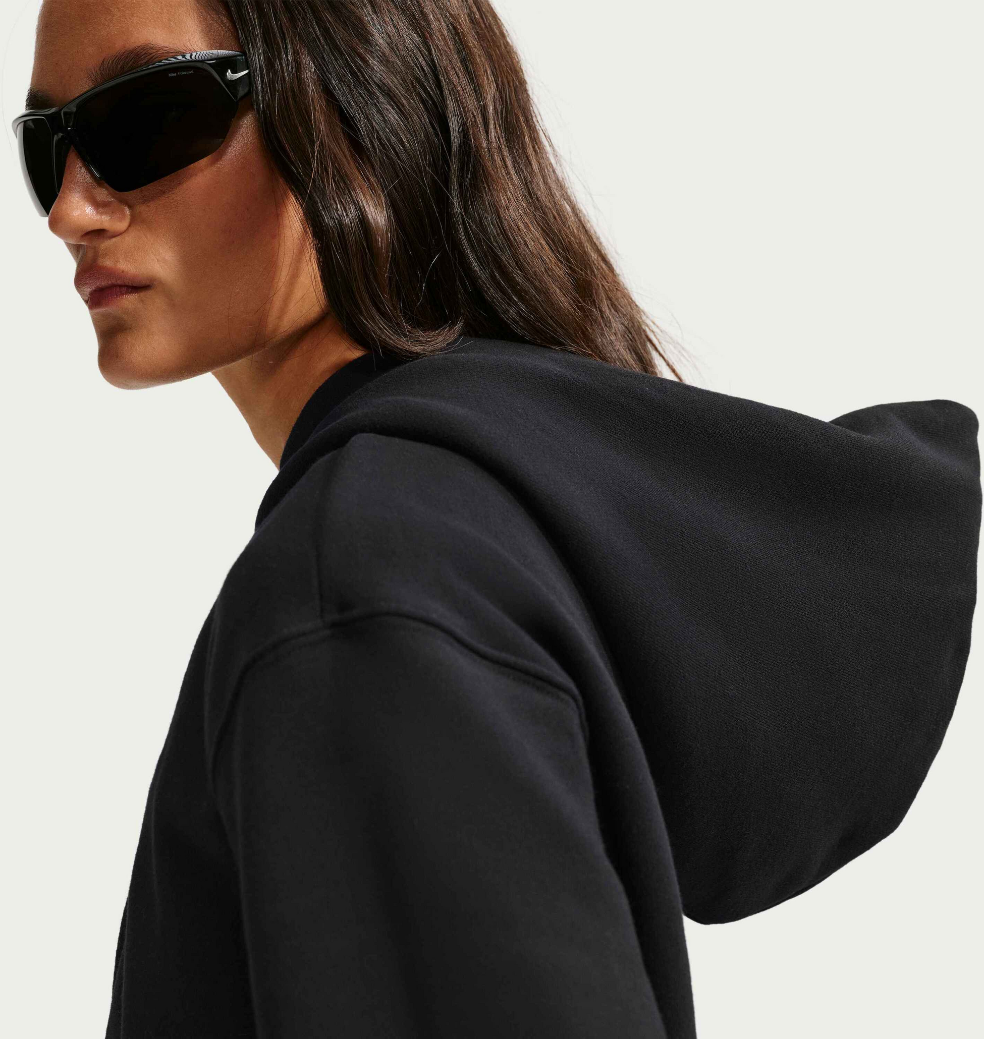 NIKE, Women's Full-zip Hoodie Studio Fleece Medium Weight