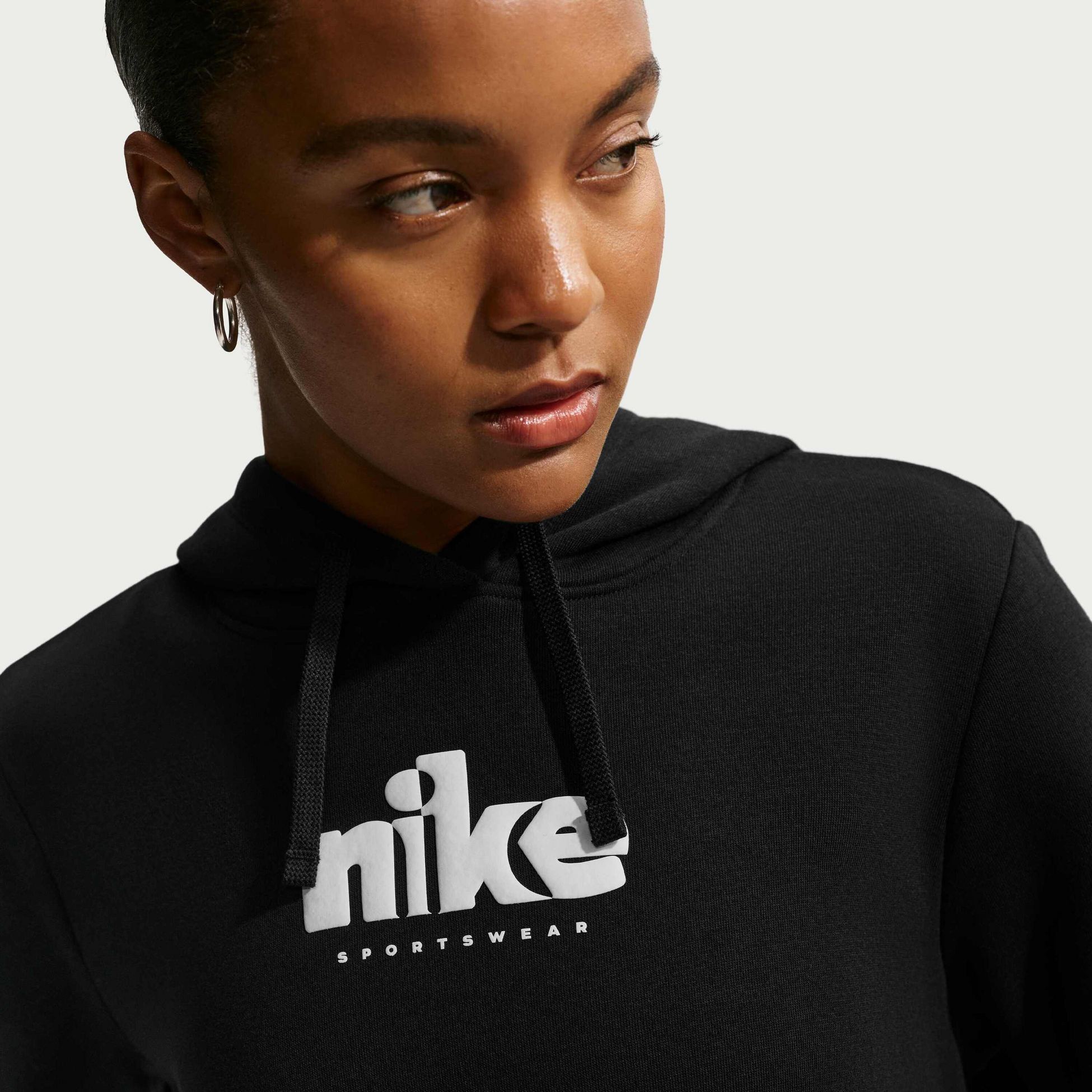 NIKE, Women's Graphic Pullover Hoodie Sportswear Club Fleece