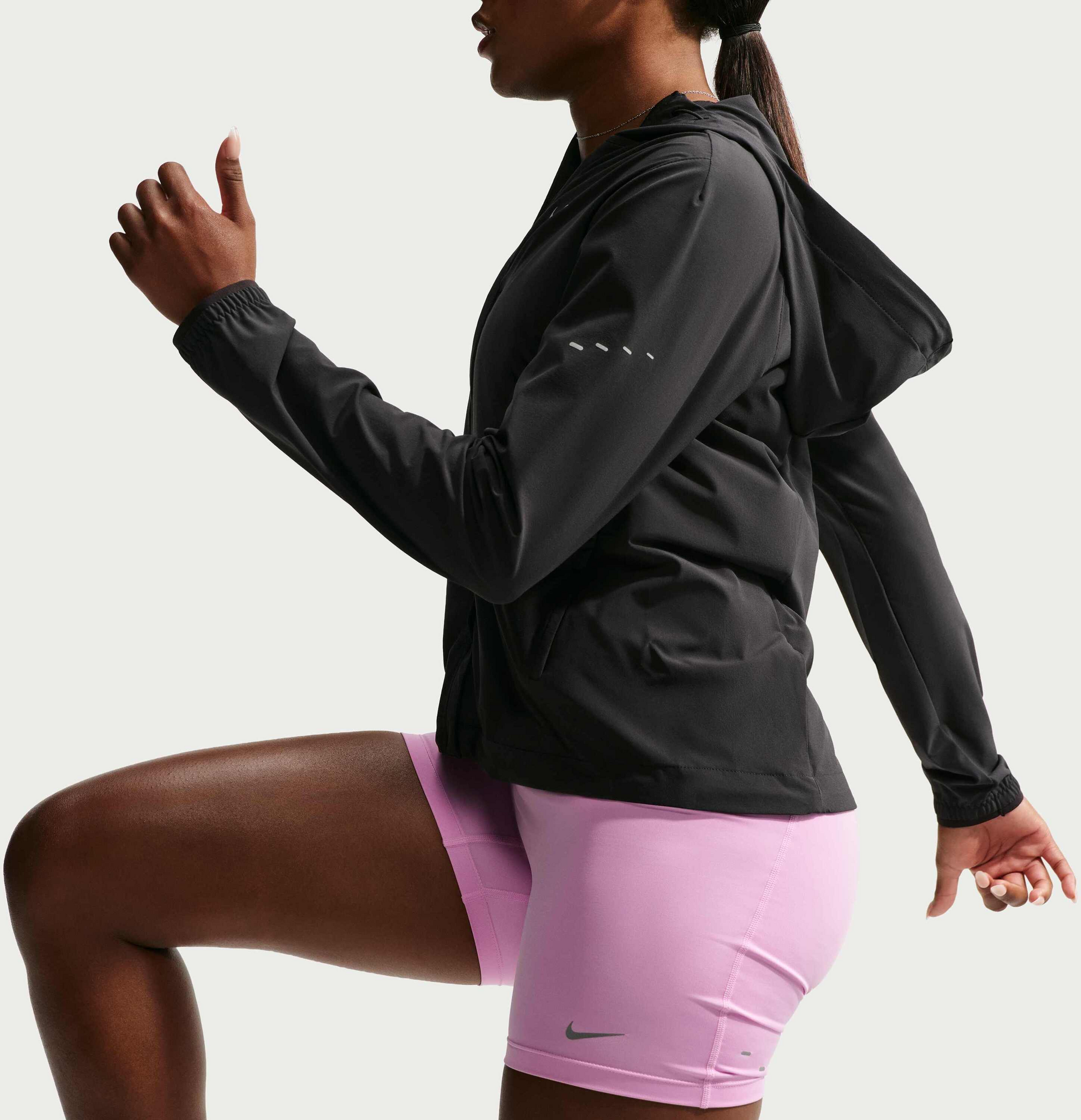 NIKE, Women's High-waisted 10cm (approx.) Tight Running Shorts Tempo