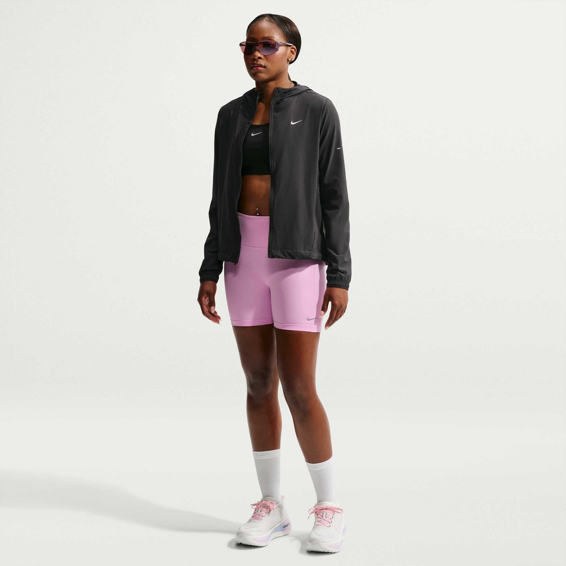 NIKE, Women's High-waisted 10cm (approx.) Tight Running Shorts Tempo