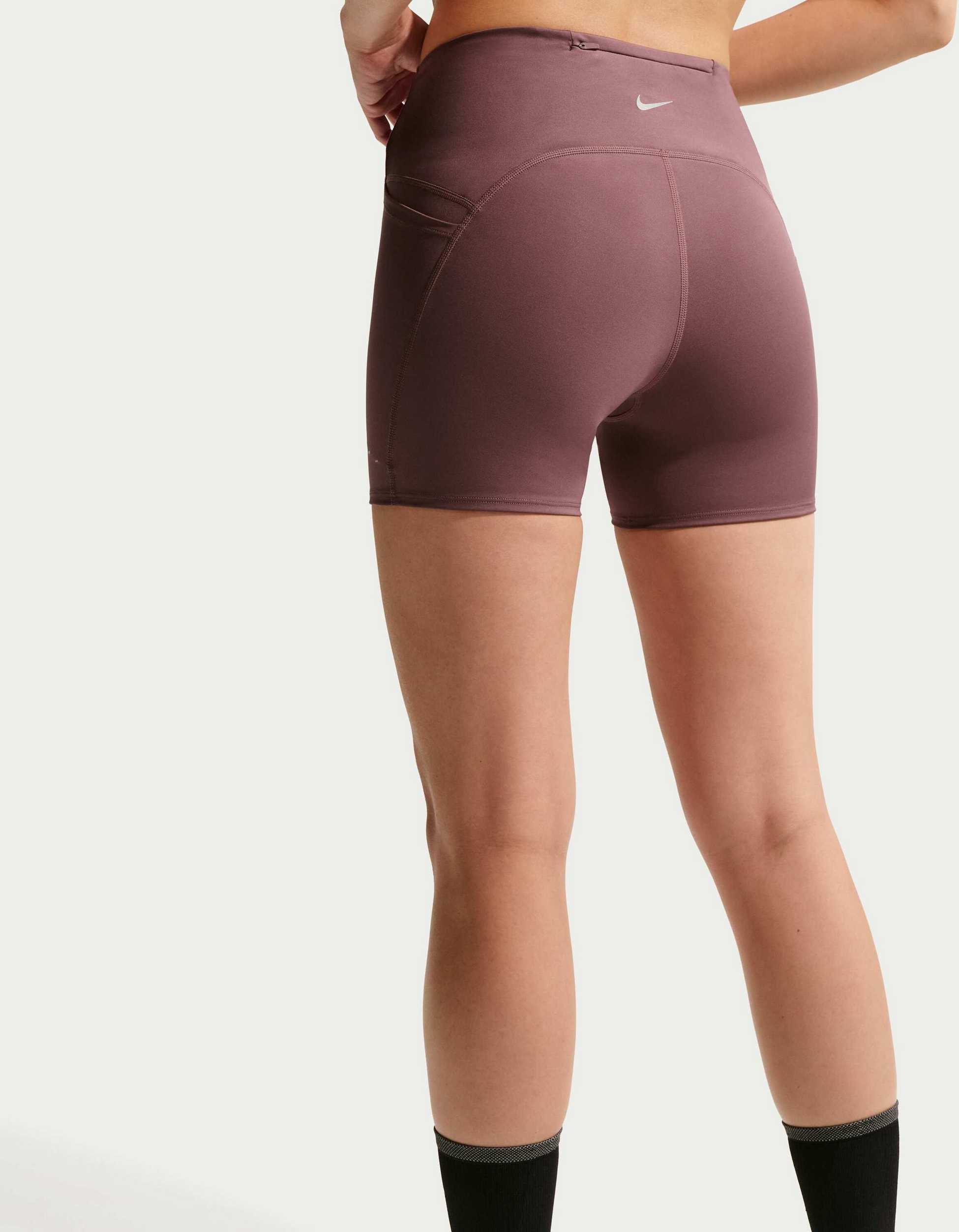 NIKE, Women's High-waisted 10cm (approx.) Tight Running Shorts With Pockets Swift