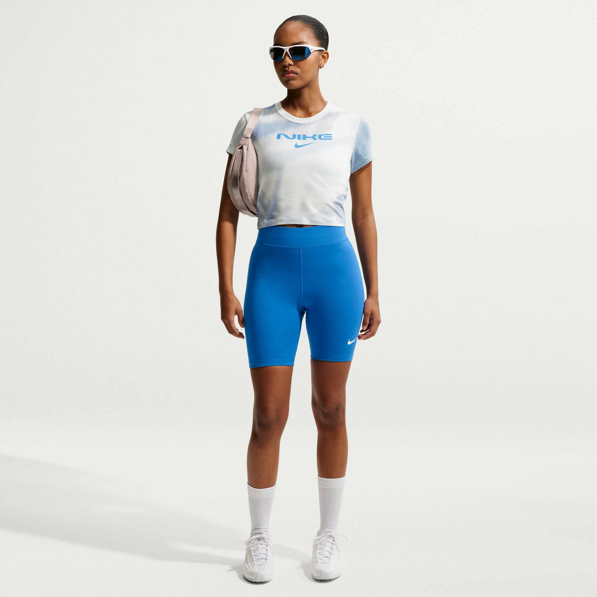 NIKE, Women's High-waisted 20.5cm (approx.) Biker Shorts Sportswear Classic