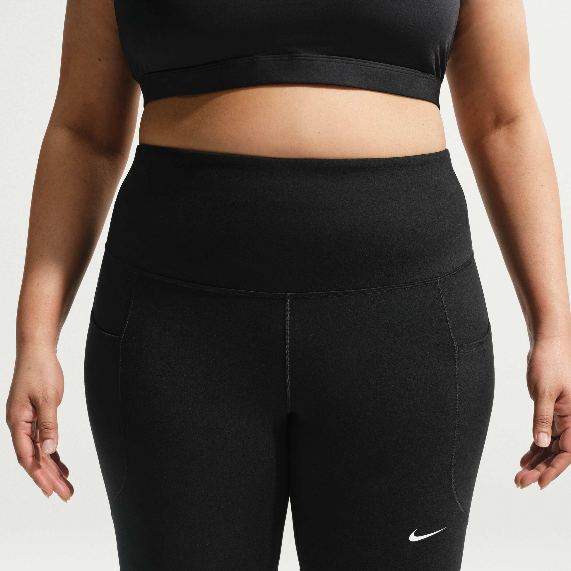 NIKE, Women's High-waisted 20cm Biker Shorts With Pockets (plus Size) One