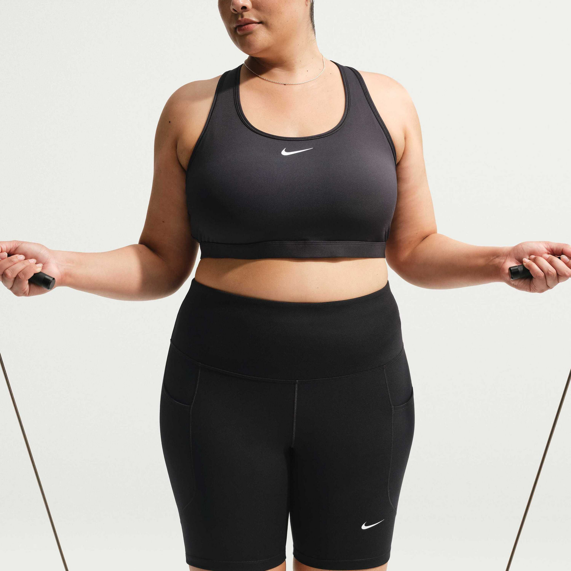 NIKE, Women's High-waisted 20cm Biker Shorts With Pockets (plus Size) One