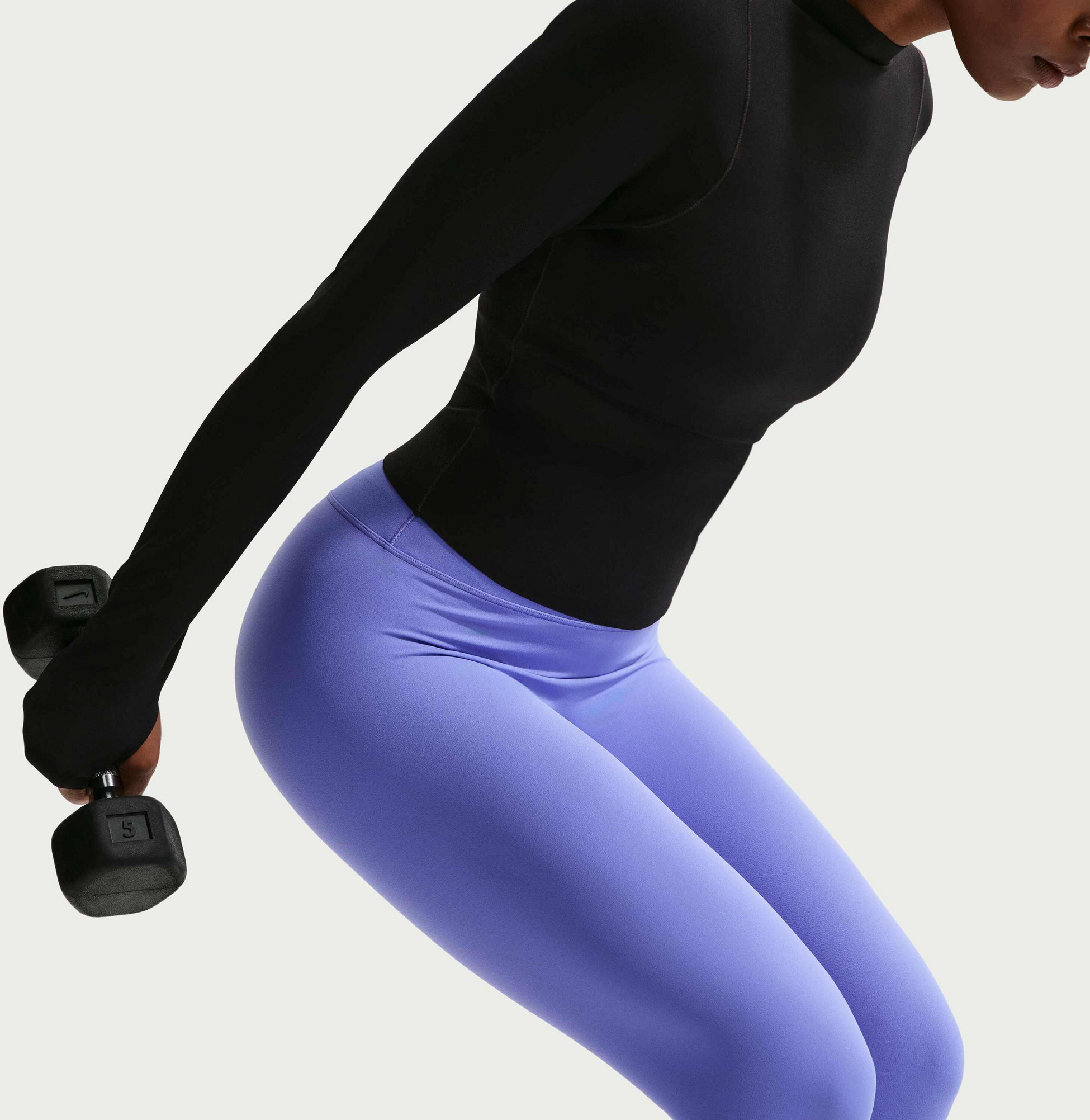 NIKE, Women's High-waisted 7/8 Leggings With No Front Seam Zenvy