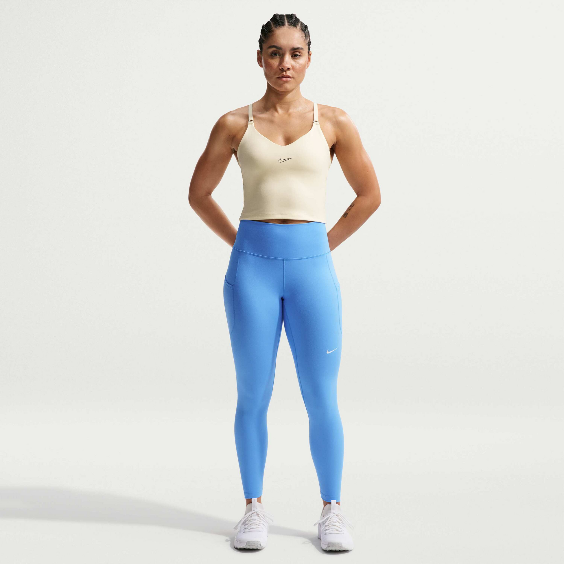 NIKE, Women's High-waisted 7/8 Leggings With Pockets One