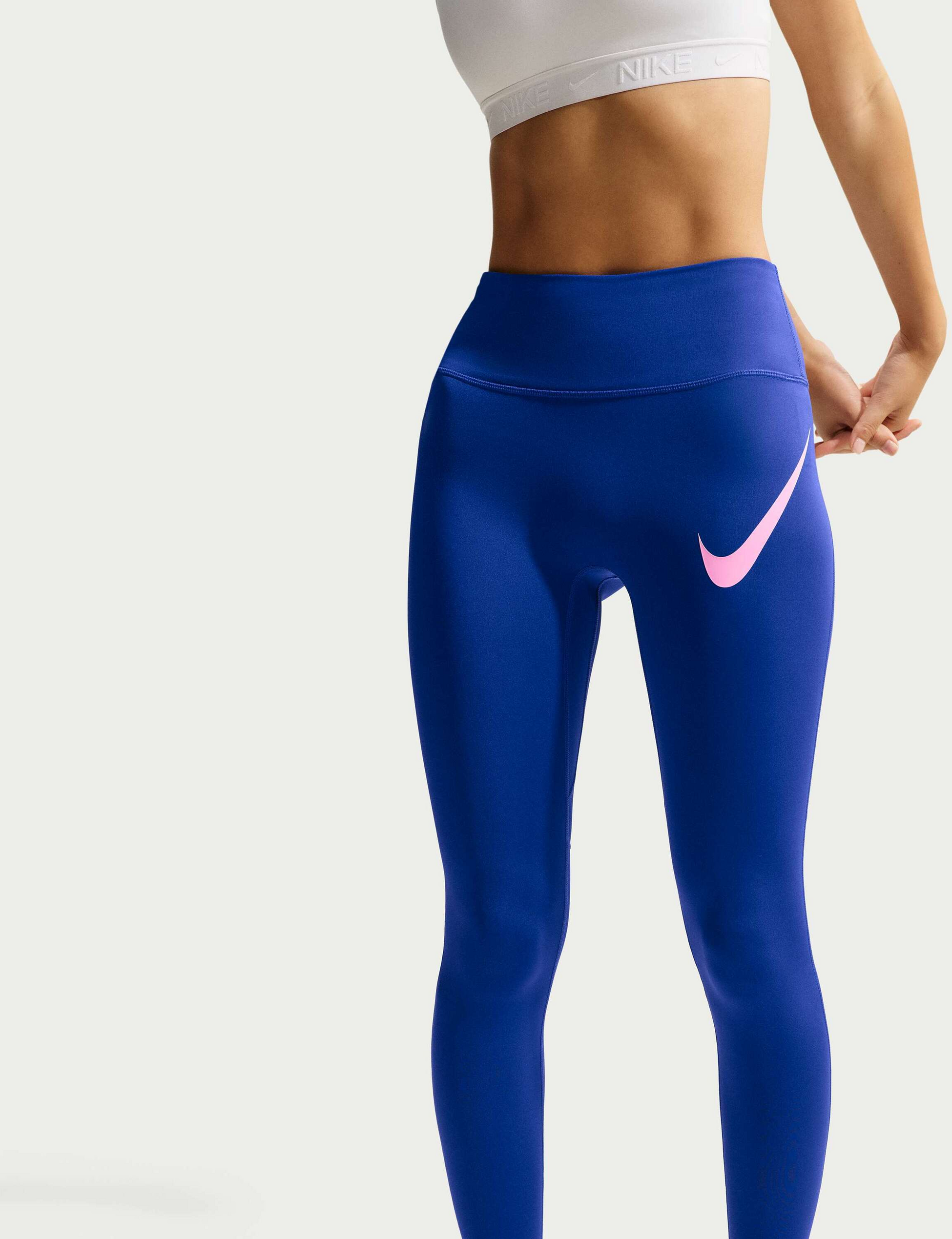 NIKE, Women's High-waisted 7/8 Running Leggings Tempo Swoosh Run