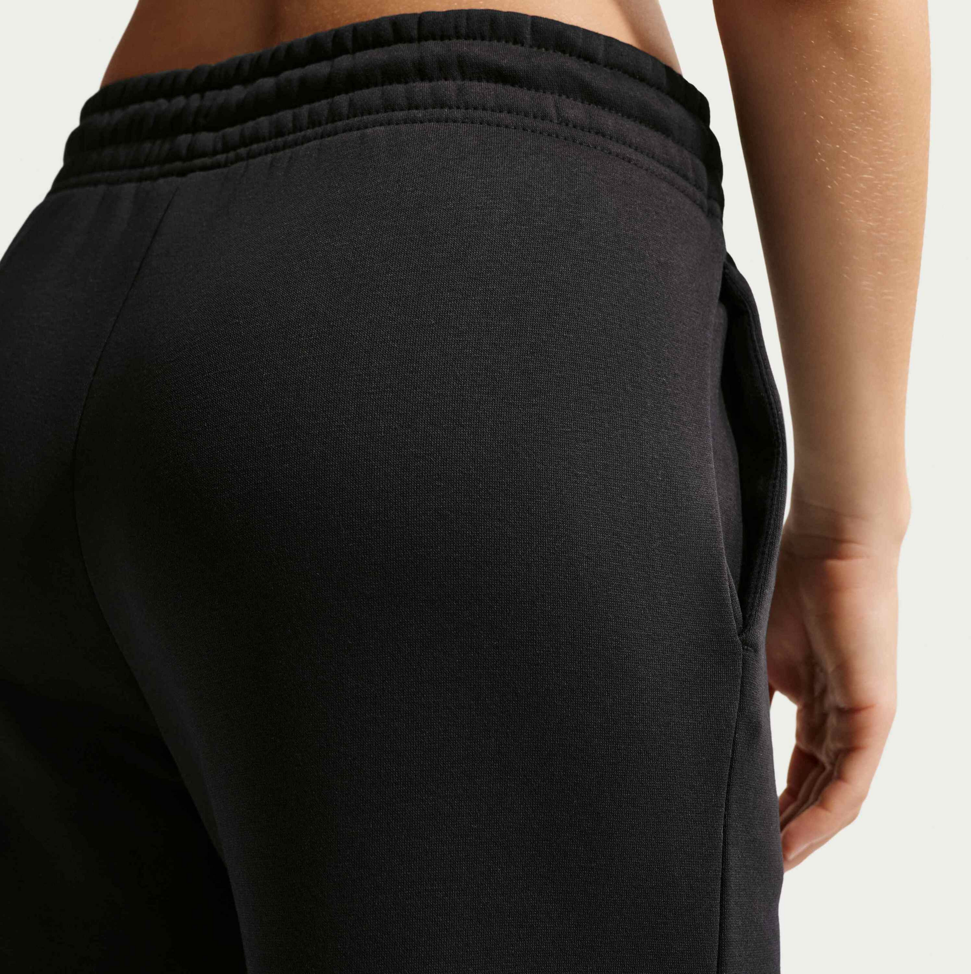 NIKE, Women's High-waisted Wide-leg Logo Trousers Sportswear Phoenix Fleece