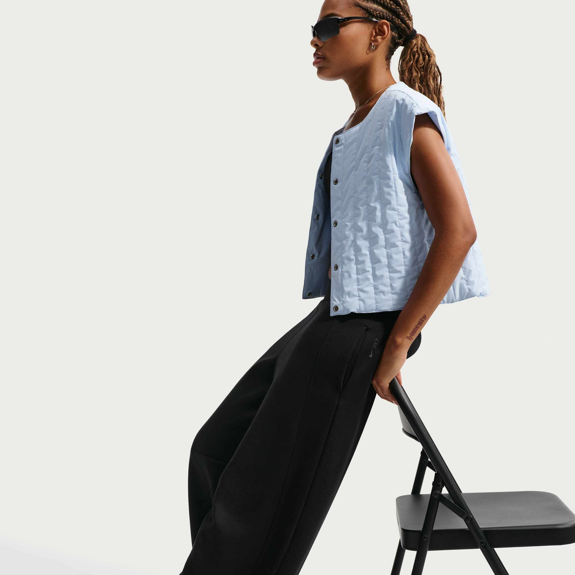 NIKE, Women's High-waisted Wide-leg Trousers 24.7 Impossiblysoft