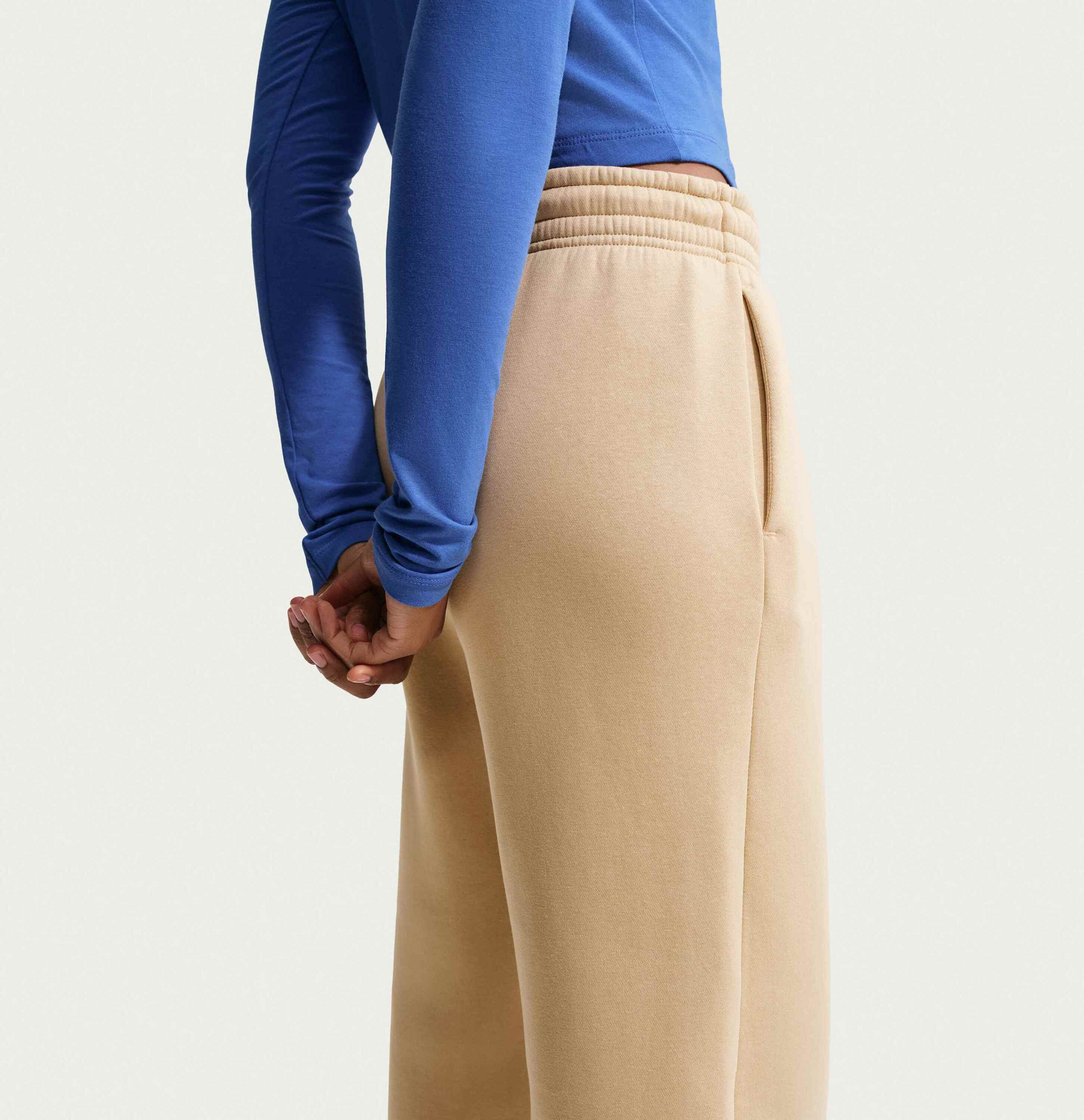 NIKE, Women's High-waisted Wide-leg Trousers Sportswear Phoenix Fleece