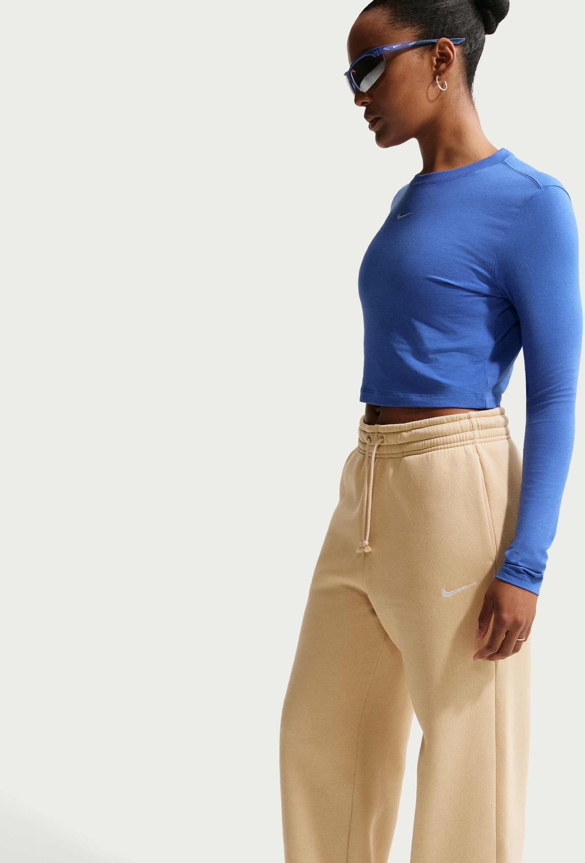 NIKE, Women's High-waisted Wide-leg Trousers Sportswear Phoenix Fleece