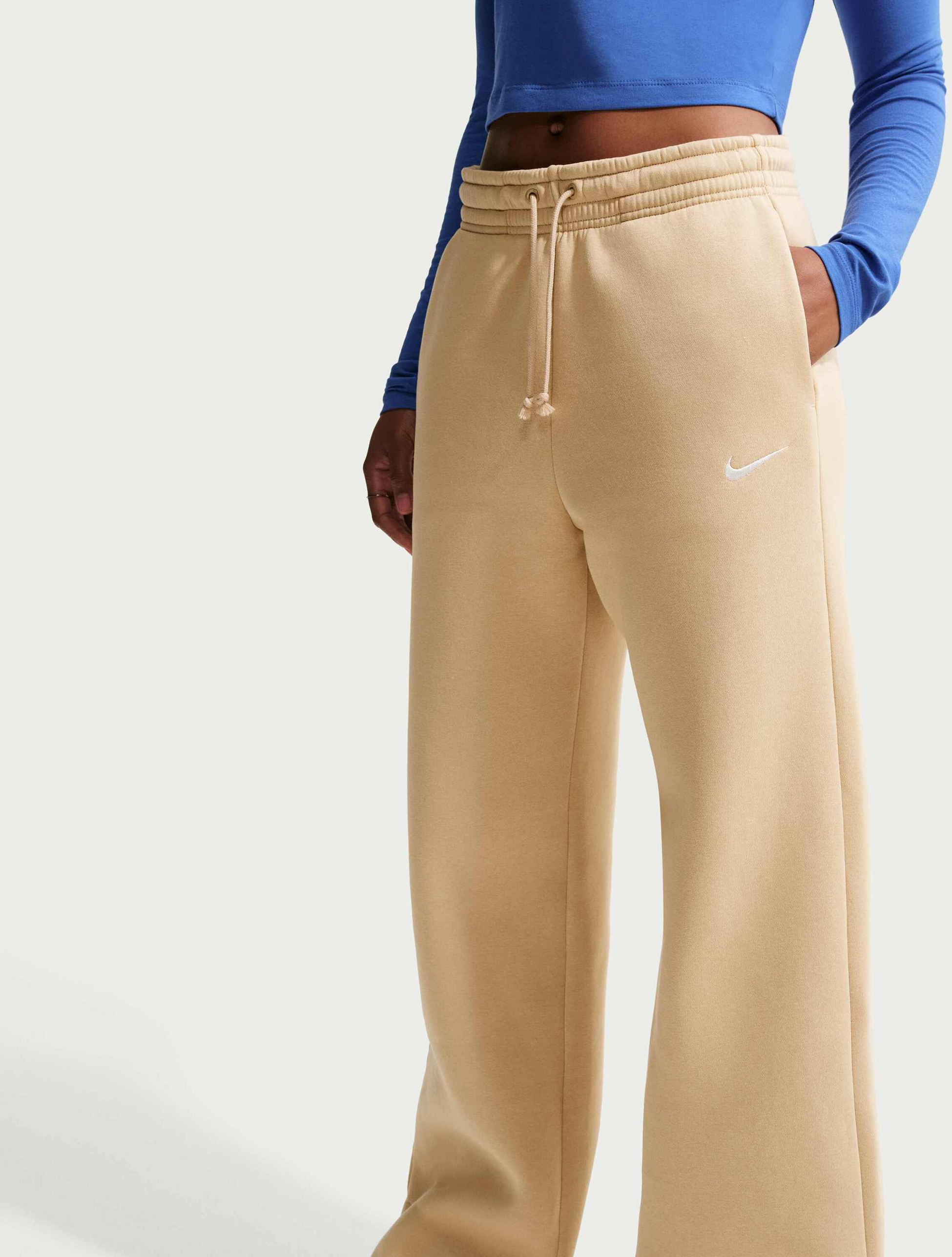 NIKE, Women's High-waisted Wide-leg Trousers Sportswear Phoenix Fleece