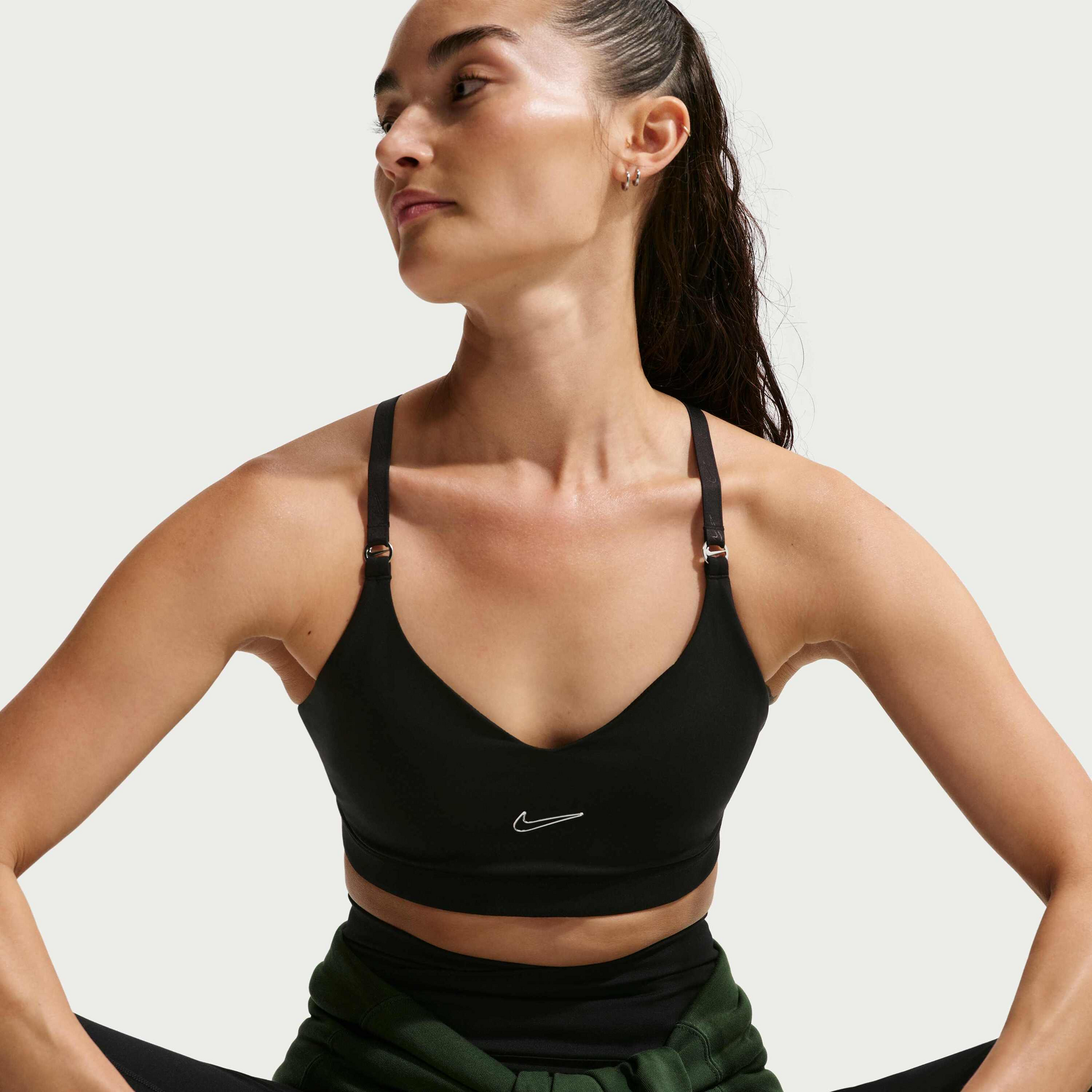 NIKE, Women's Light-support Padded Adjustable Sports Bra Indy