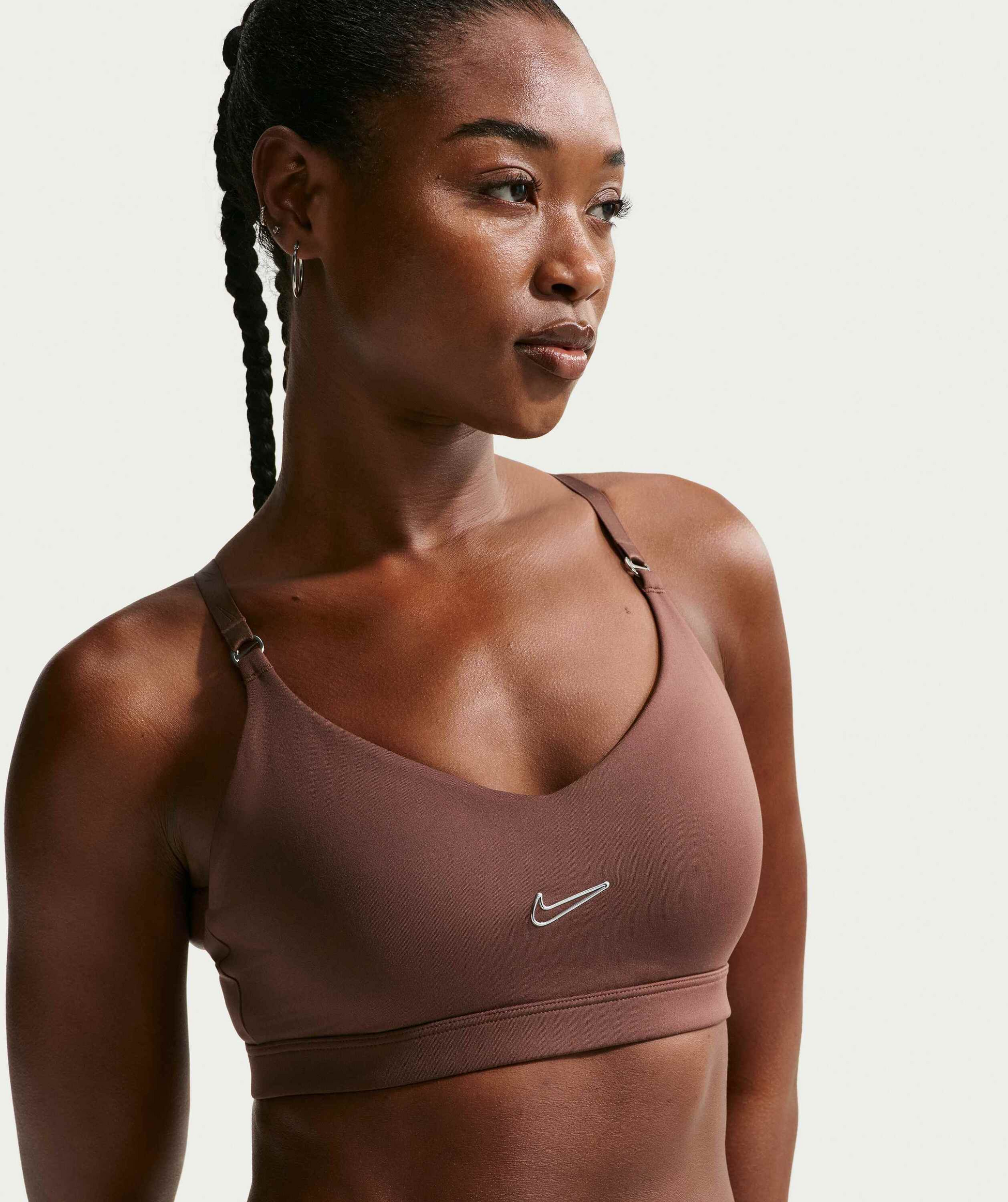 NIKE, Women's Light-support Padded Adjustable Sports Bra Indy