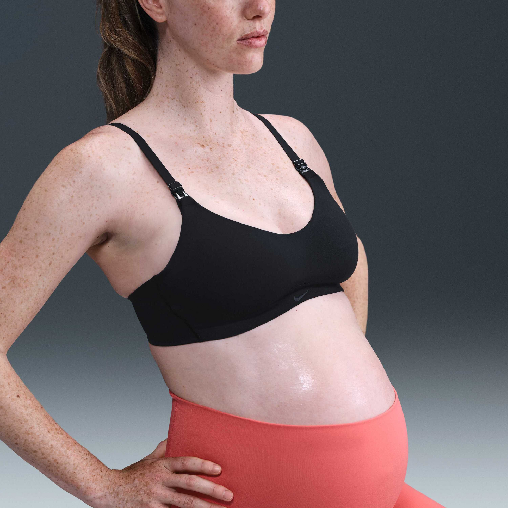 NIKE, Women's Light-support Padded Nursing Sports Bra (maternity) (m) Alate Minimalist
