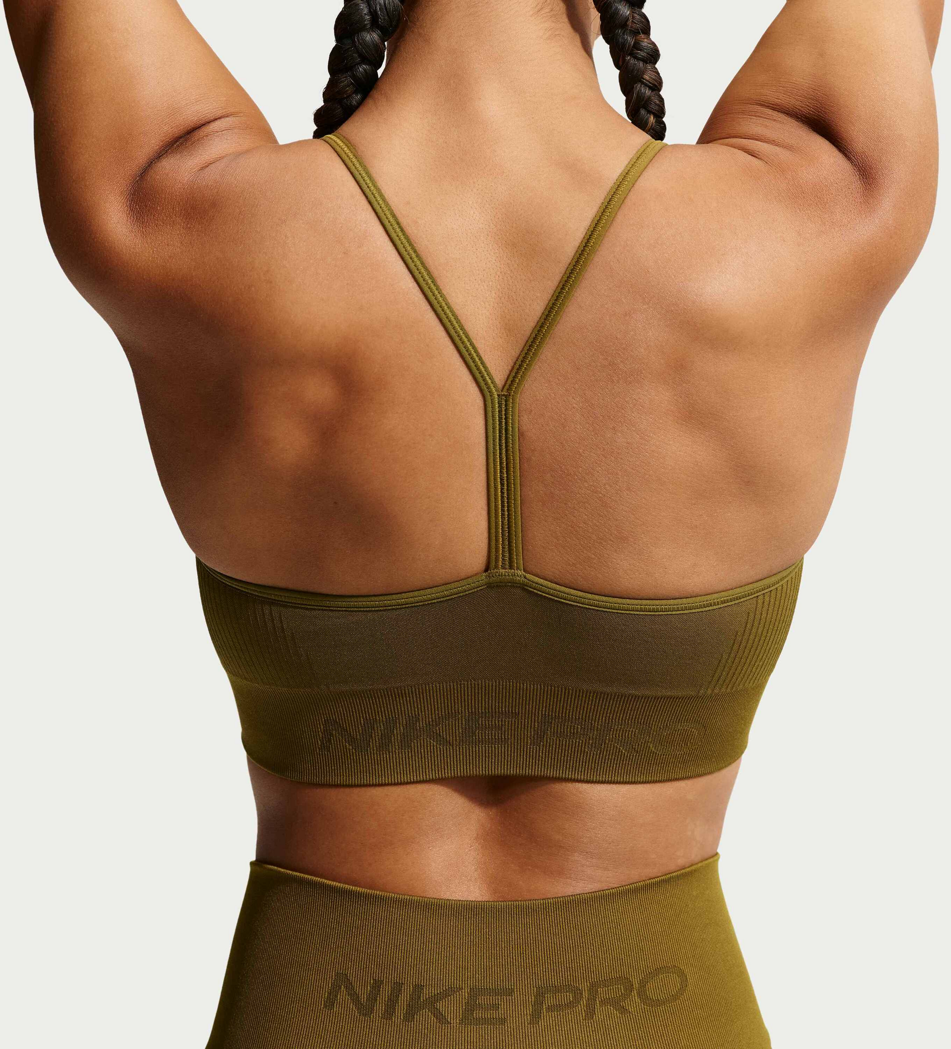 NIKE, Women's Light-support Padded Sports Bra Pro Seamless