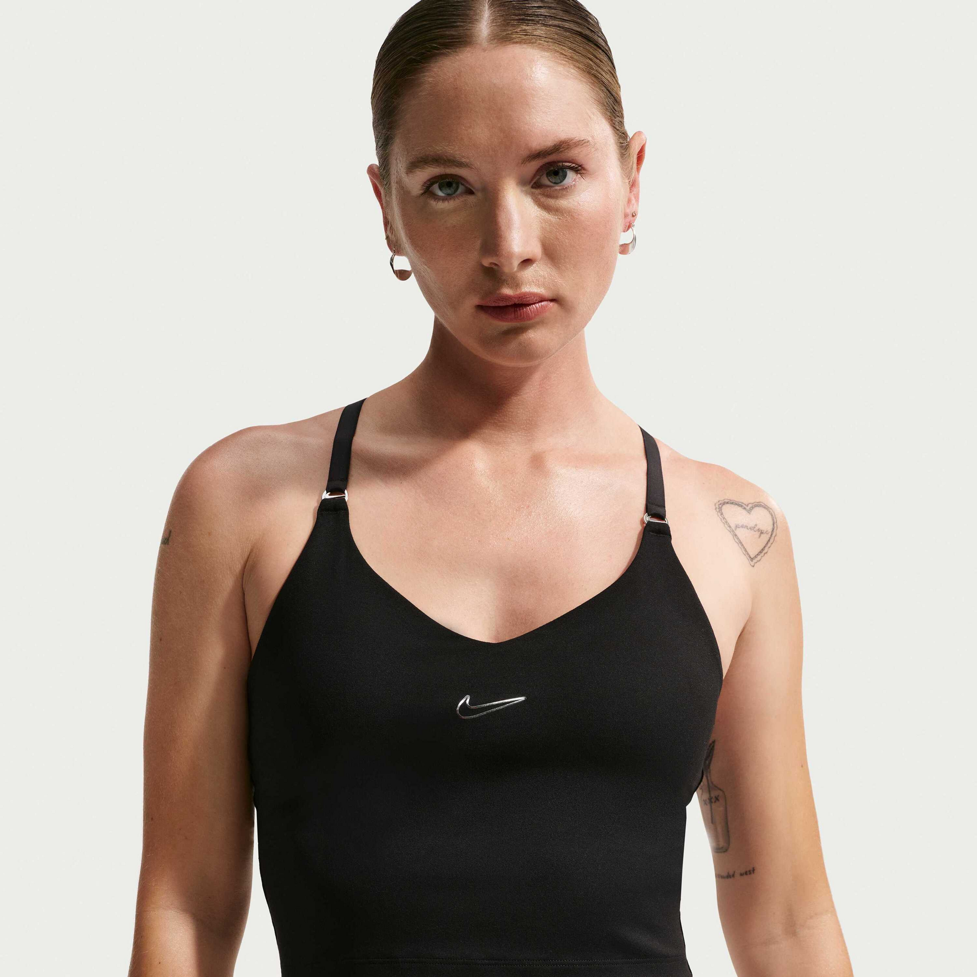 NIKE, Women's Light-support Padded Sports Bra Tank Top Nike