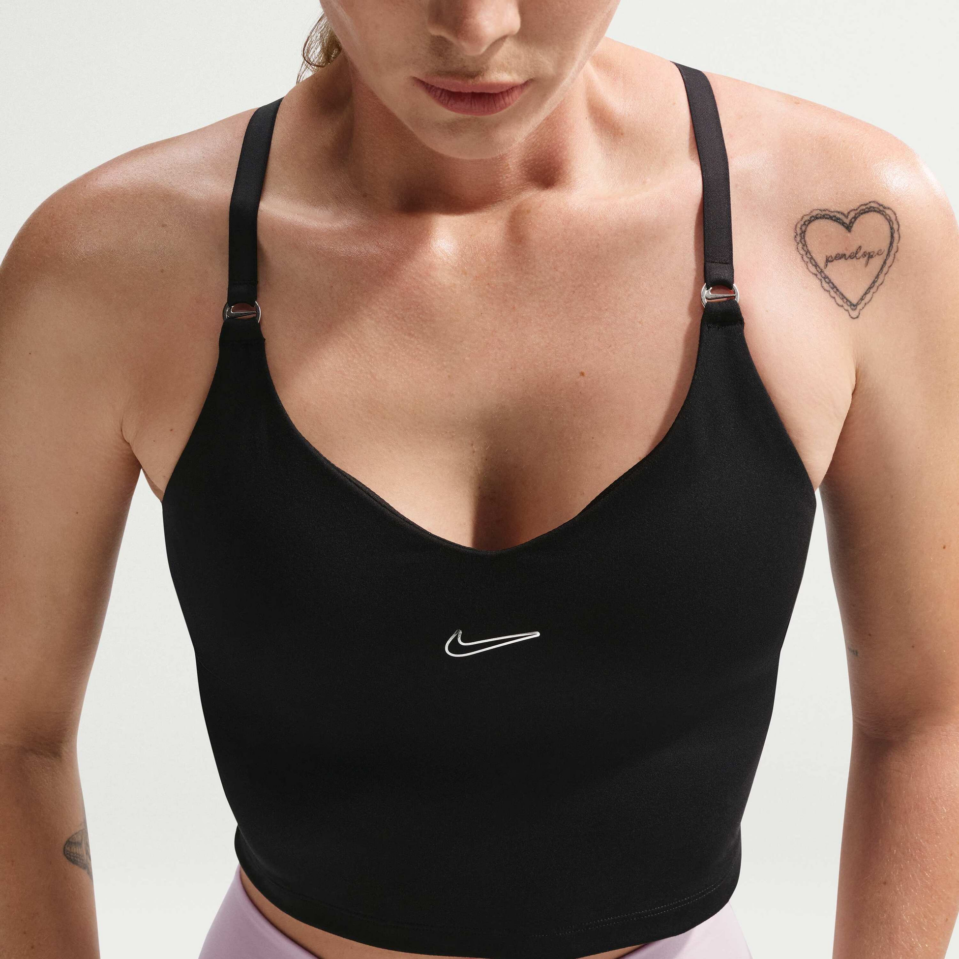 NIKE, Women's Light-support Padded Sports Bra Tank Top Nike