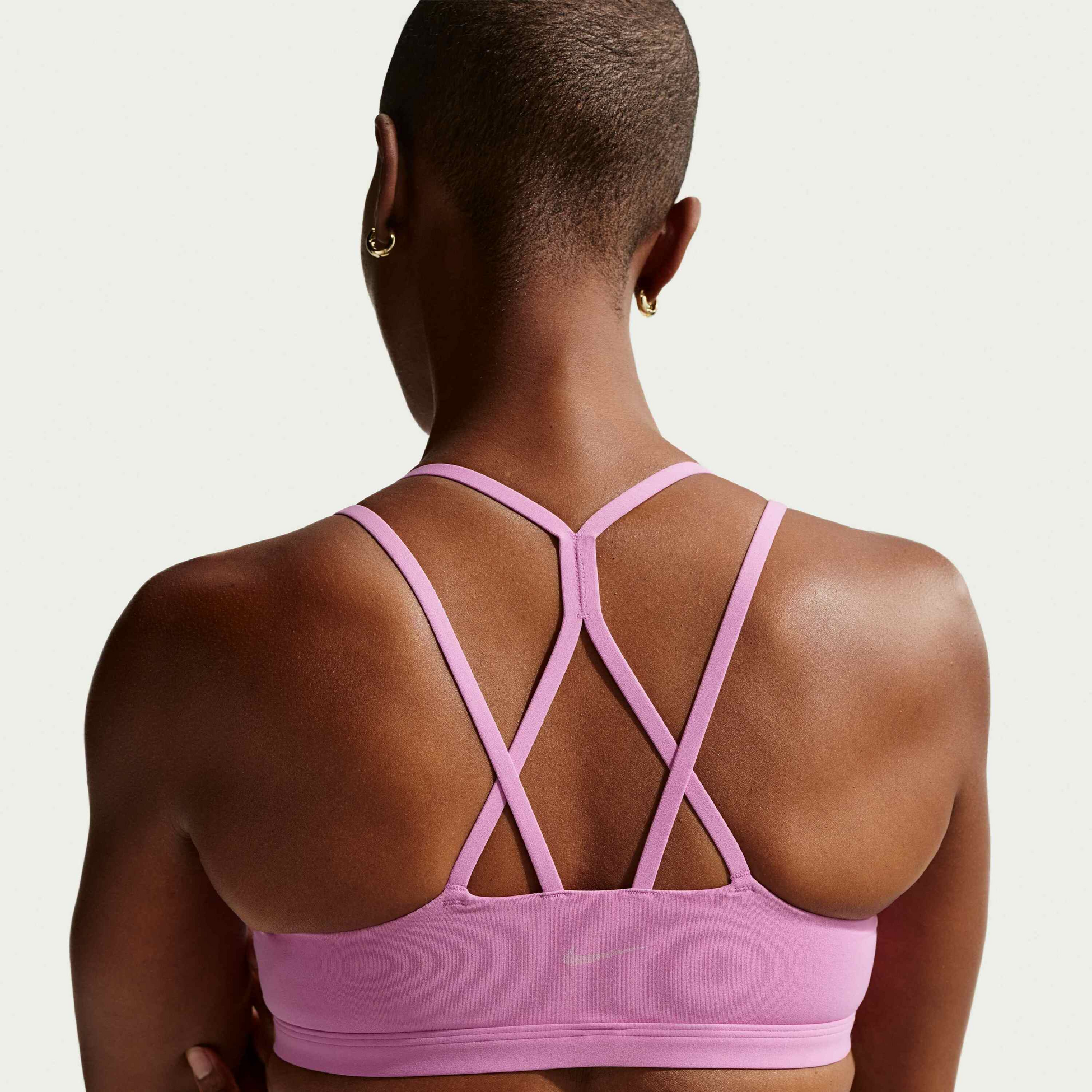 NIKE, Women's Light-support Padded Sports Bra Zenvy Strappy