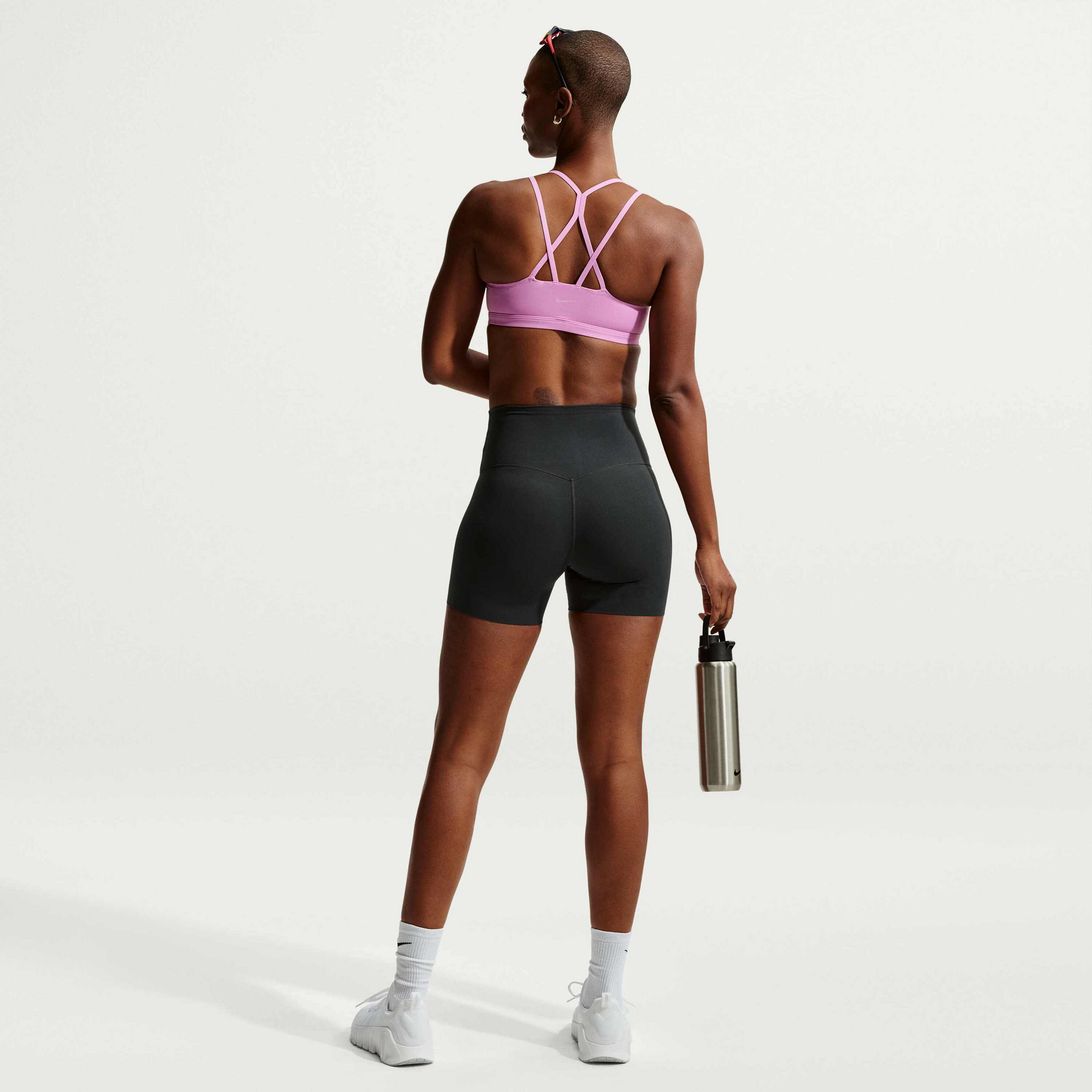 NIKE, Women's Light-support Padded Sports Bra Zenvy Strappy