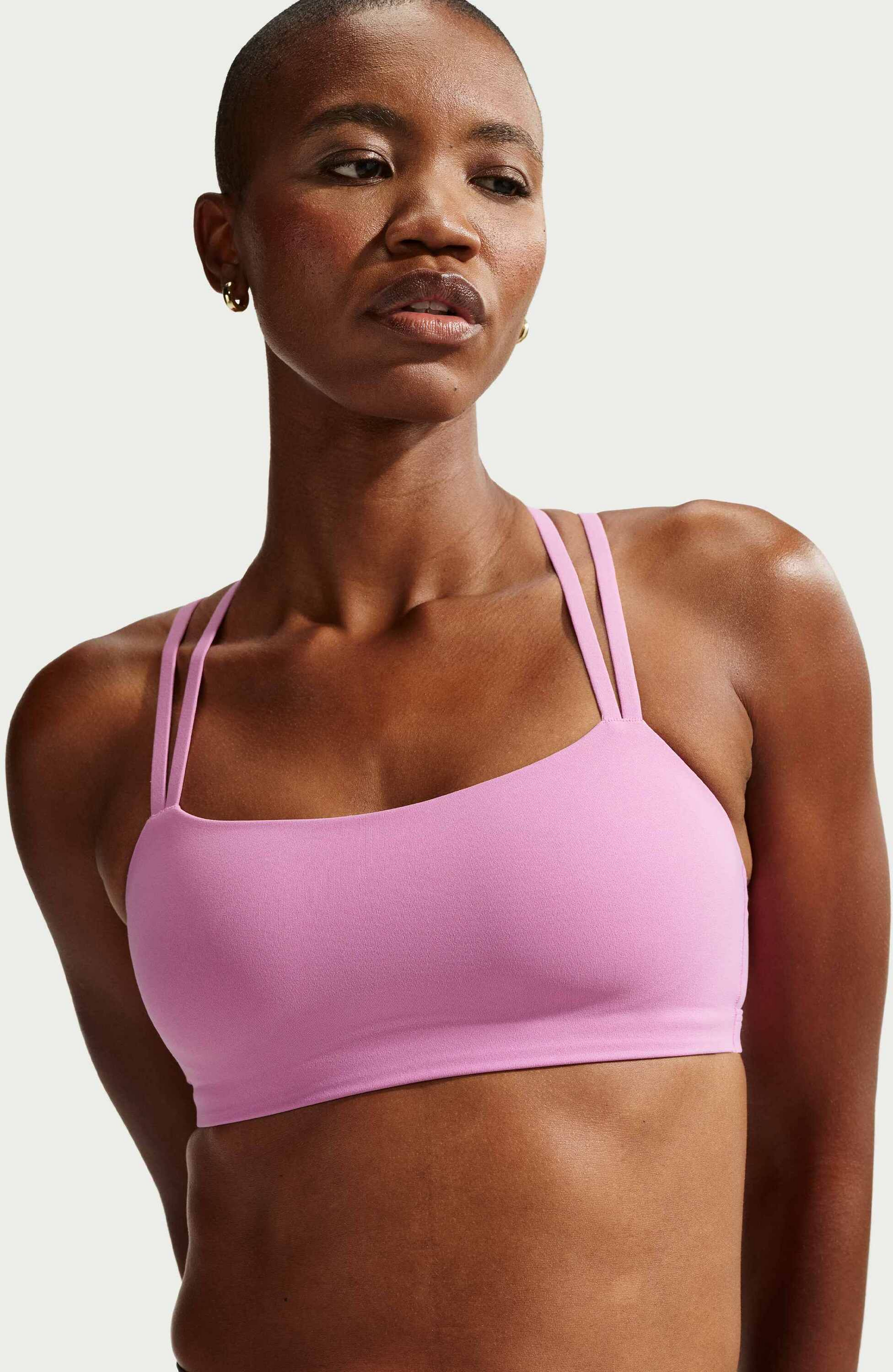 NIKE, Women's Light-support Padded Sports Bra Zenvy Strappy