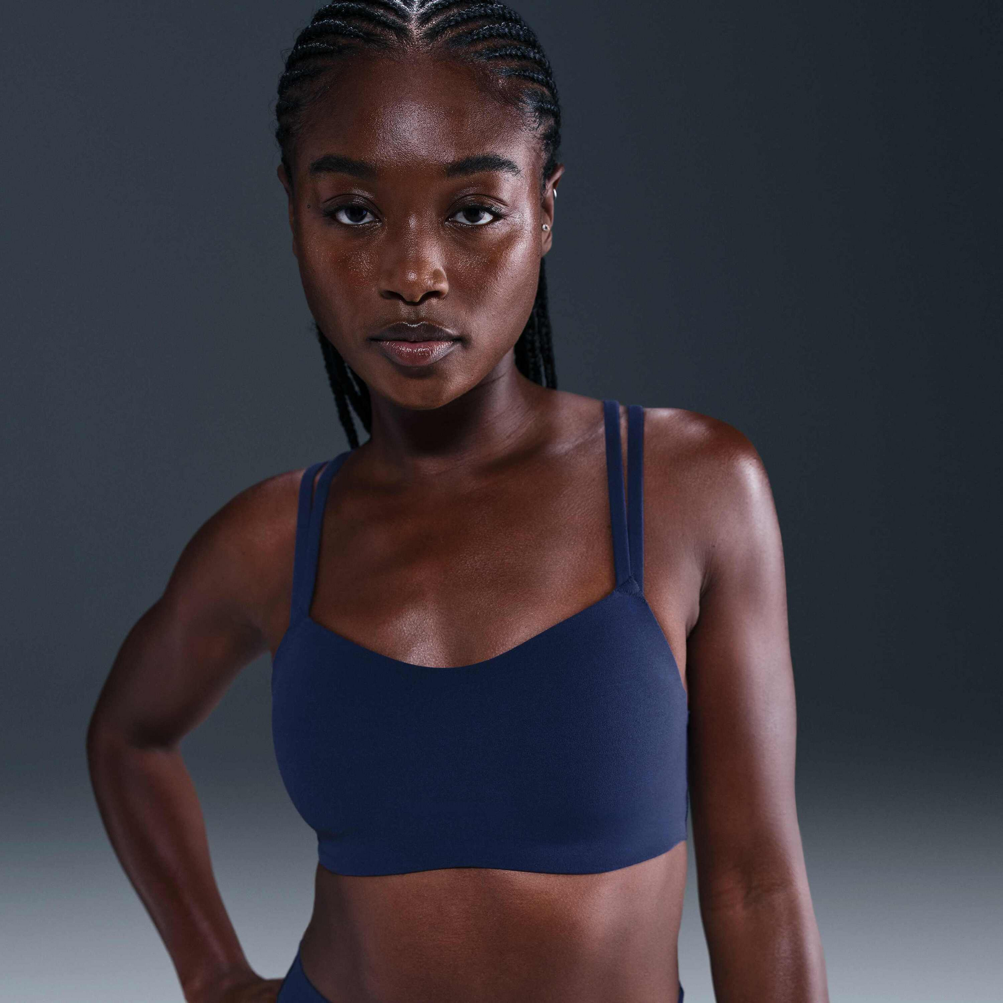 NIKE, Women's Light-support Padded Sports Bra Zenvy Strappy
