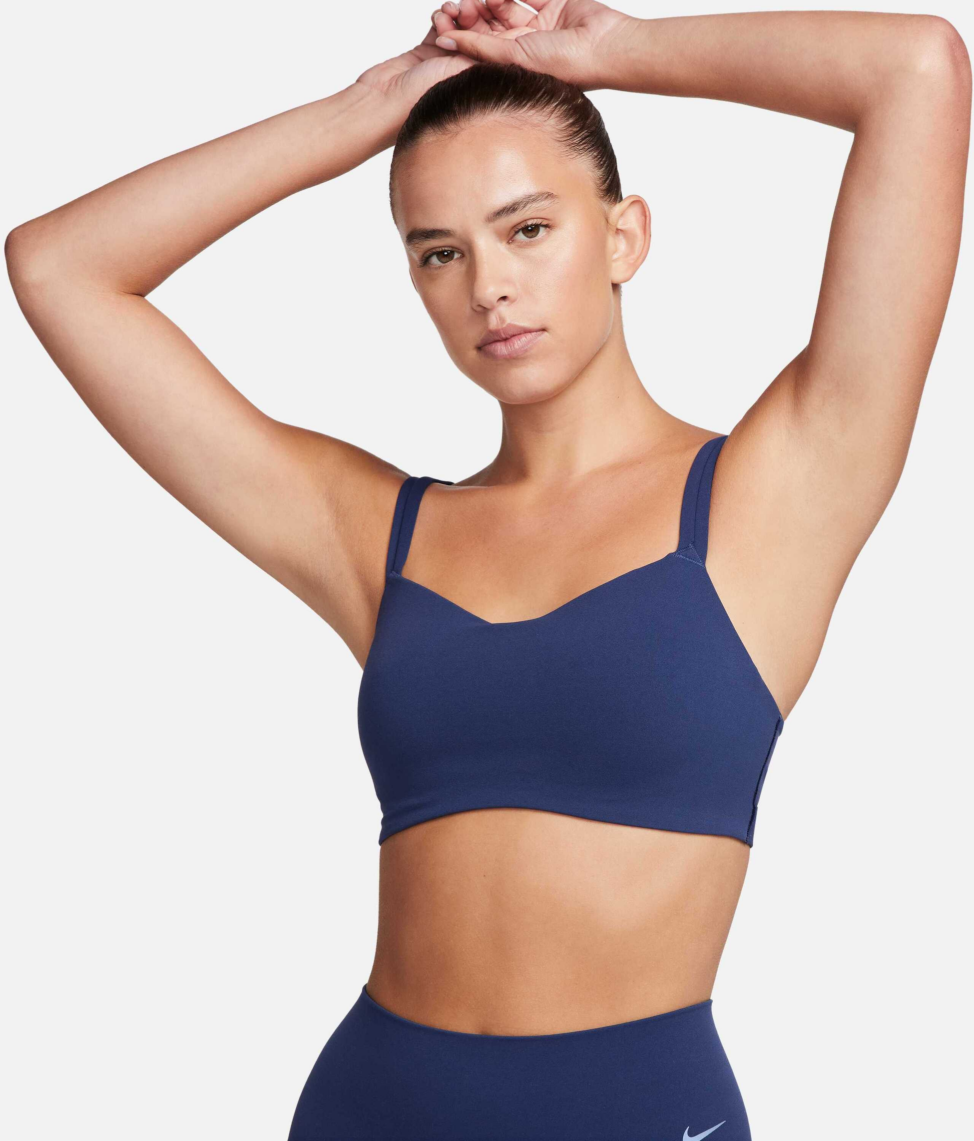NIKE, Women's Light-support Padded Sports Bra Zenvy Strappy