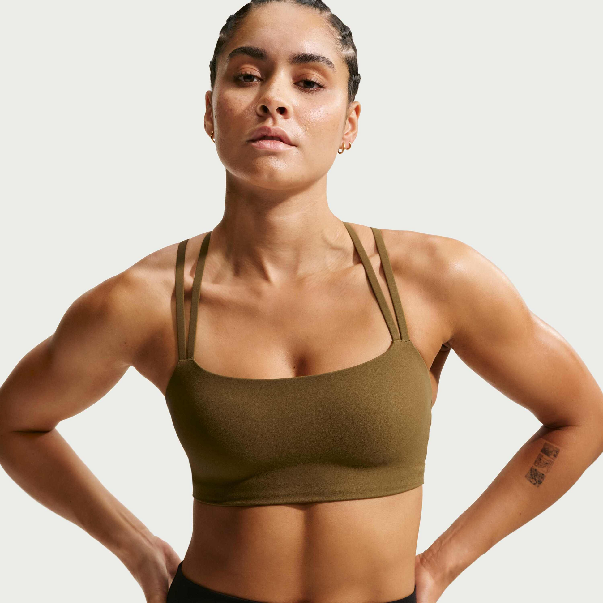 NIKE, Women's Light-support Padded Sports Bra Zenvy Strappy