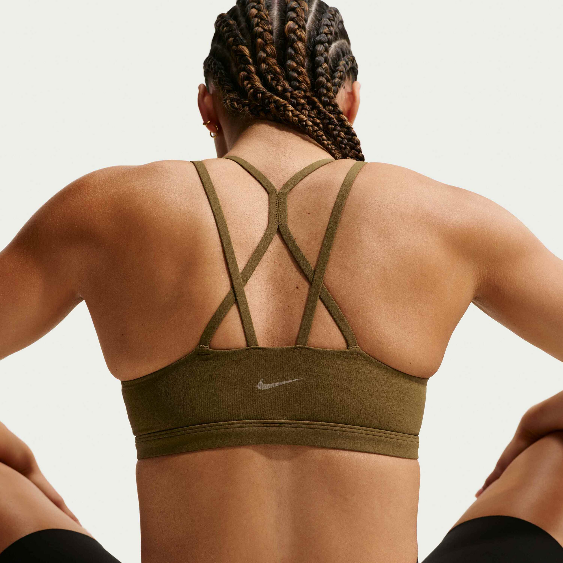 NIKE, Women's Light-support Padded Sports Bra Zenvy Strappy